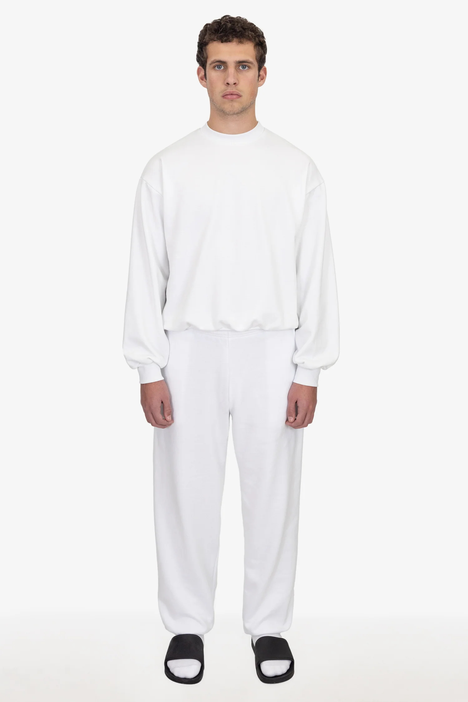 MWF1044 - 10 oz. Mid-Weight Poly Cotton Fleece Wide Sweatpant - Image 3