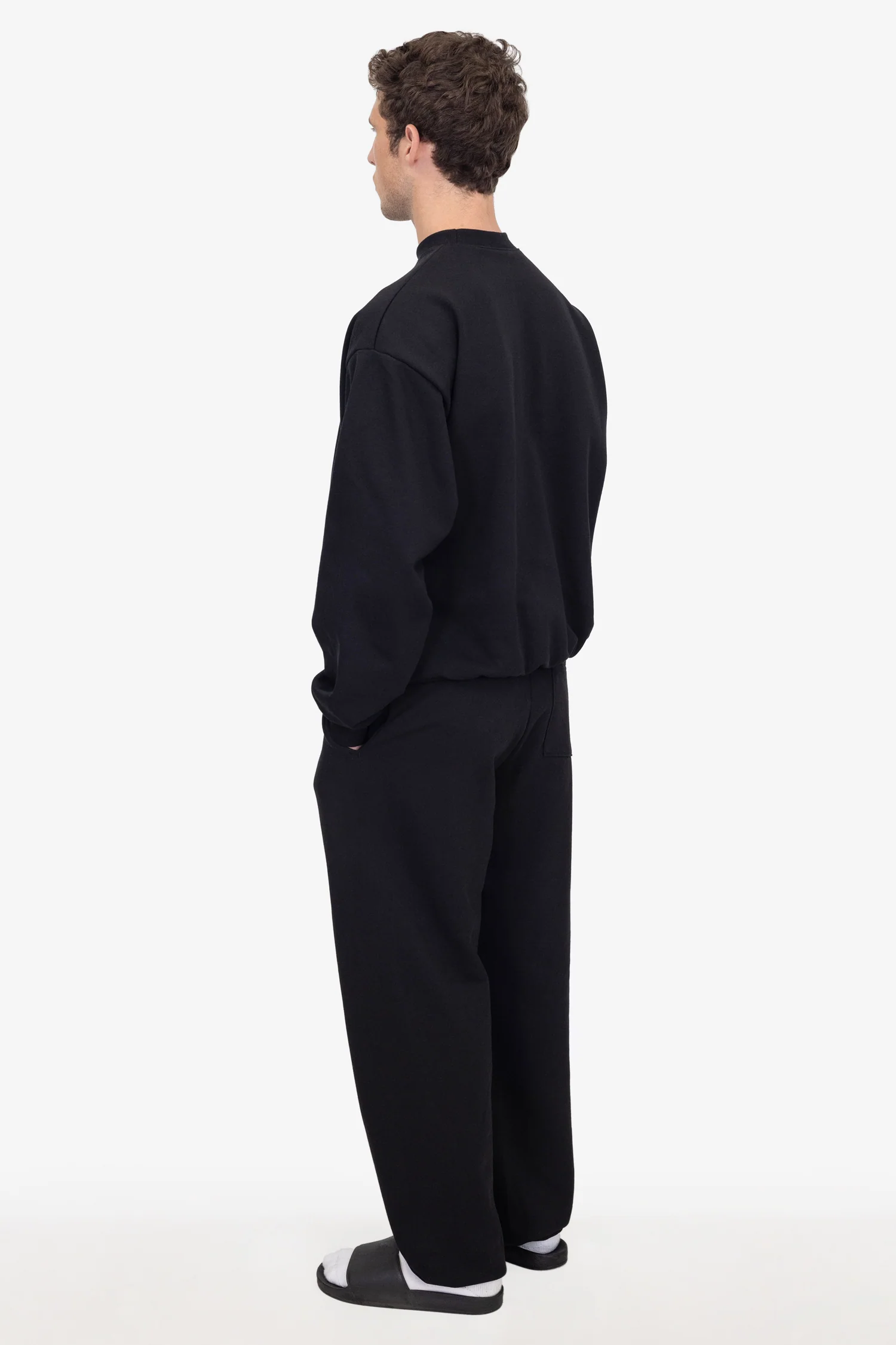 MWF1044 - 10 oz. Mid-Weight Poly Cotton Fleece Wide Sweatpant - Image 7