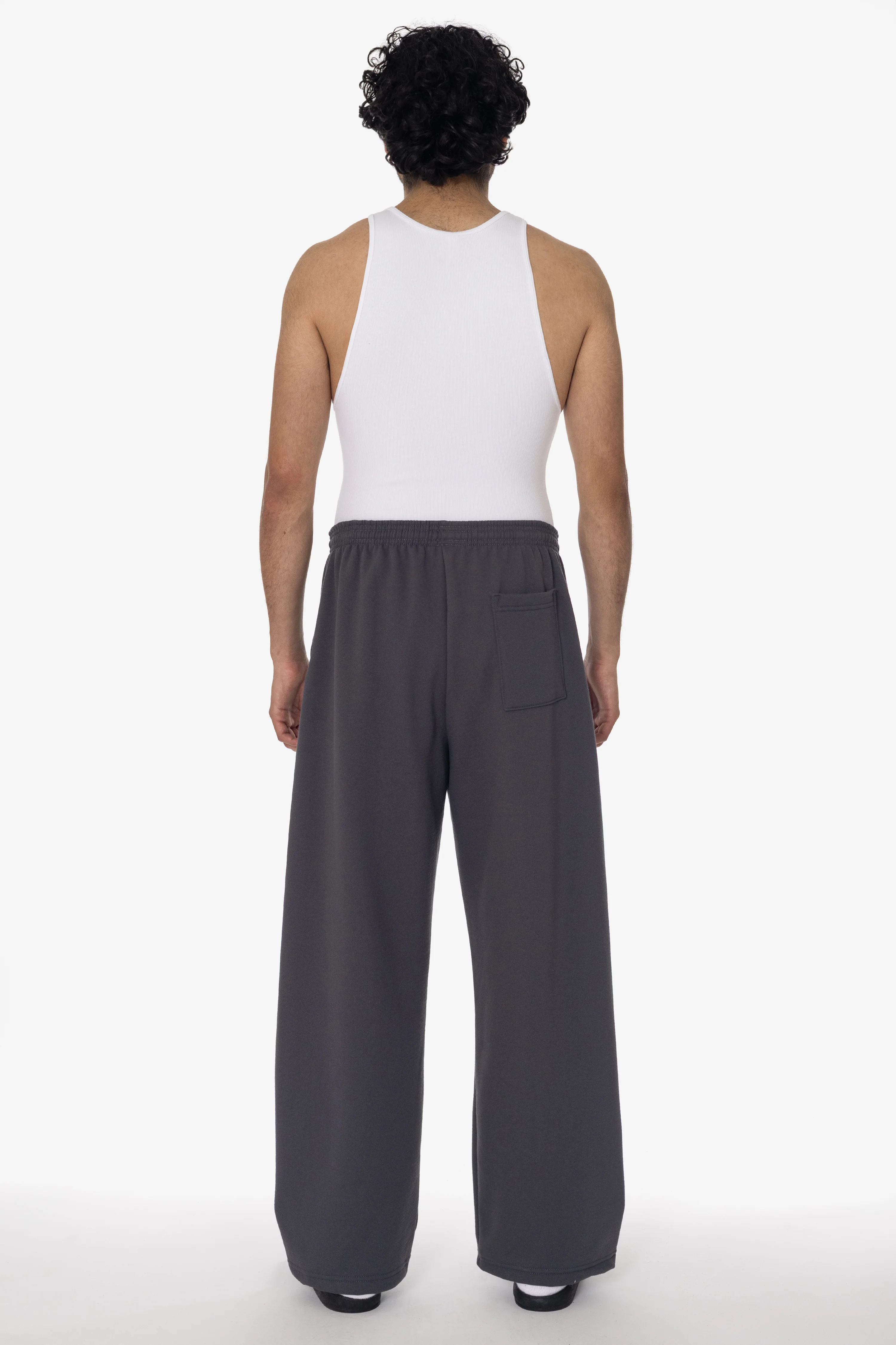 MWF1045 - 10 oz. Mid-Weight Poly Cotton Fleece Wide Open Bottom Sweatpant - Image 11