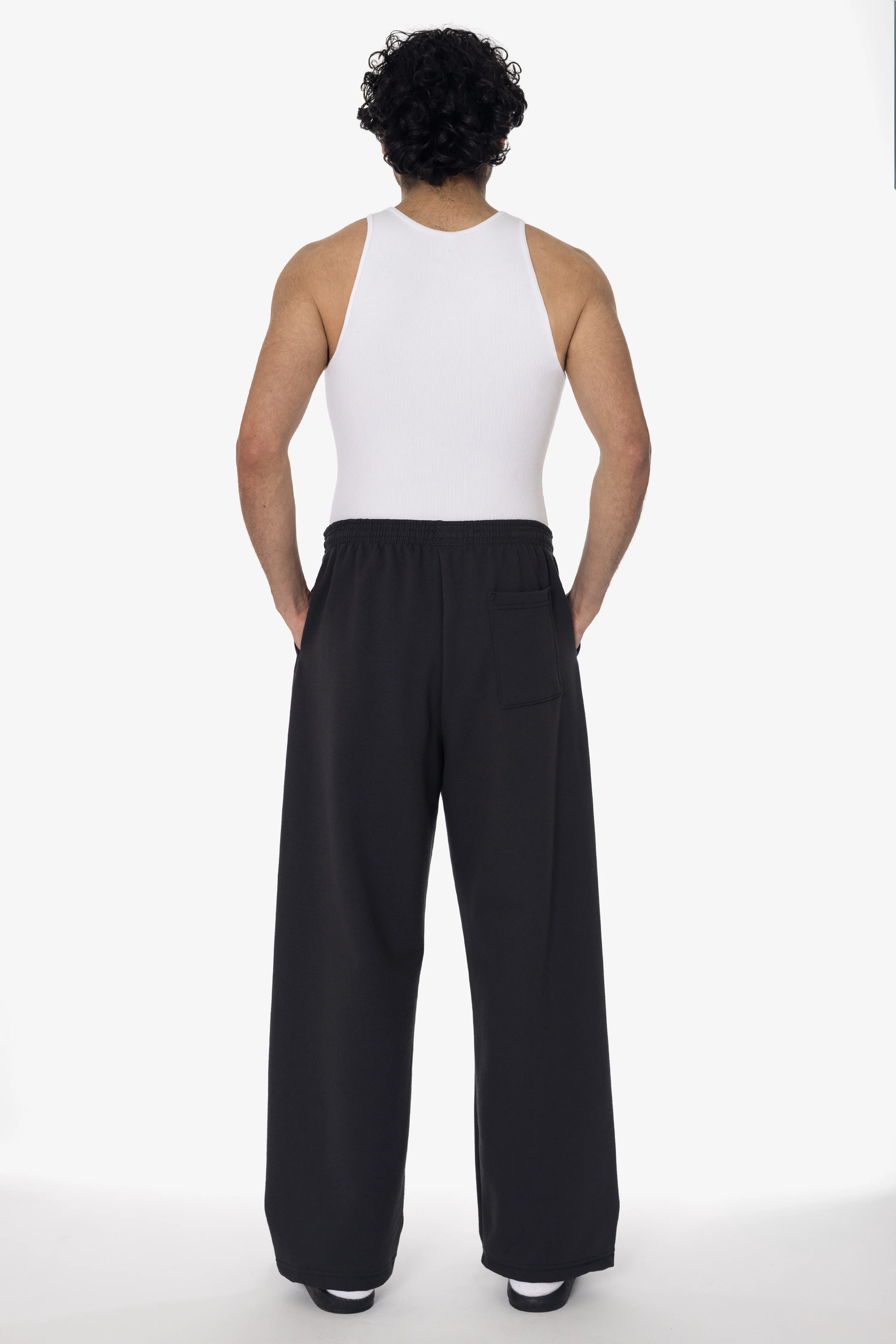 MWF1045 - 10 oz. Mid-Weight Poly Cotton Fleece Wide Open Bottom Sweatpant - Image 13