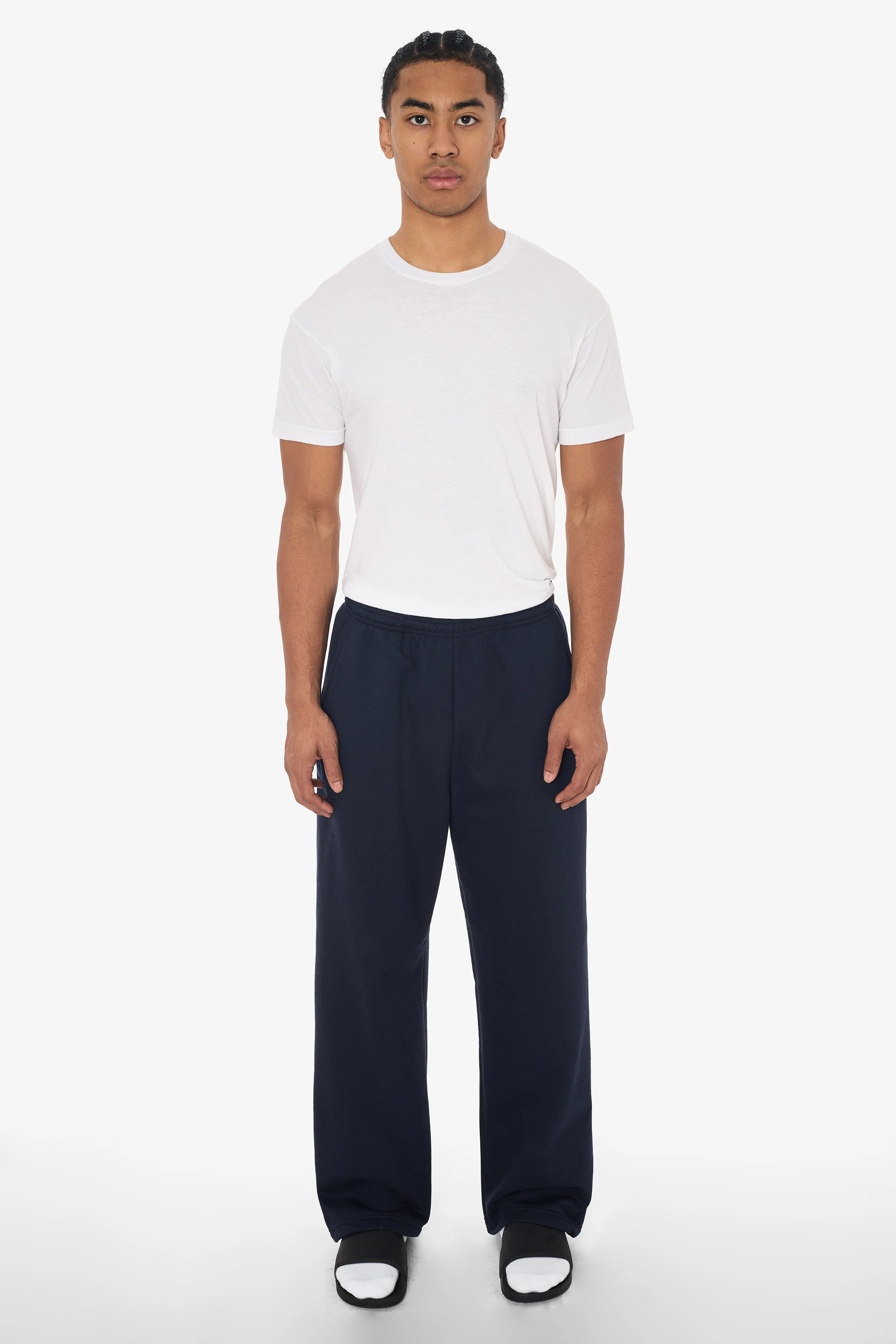 MWF1045 - 10 oz. Mid-Weight Poly Cotton Fleece Wide Open Bottom Sweatpant - Image 16