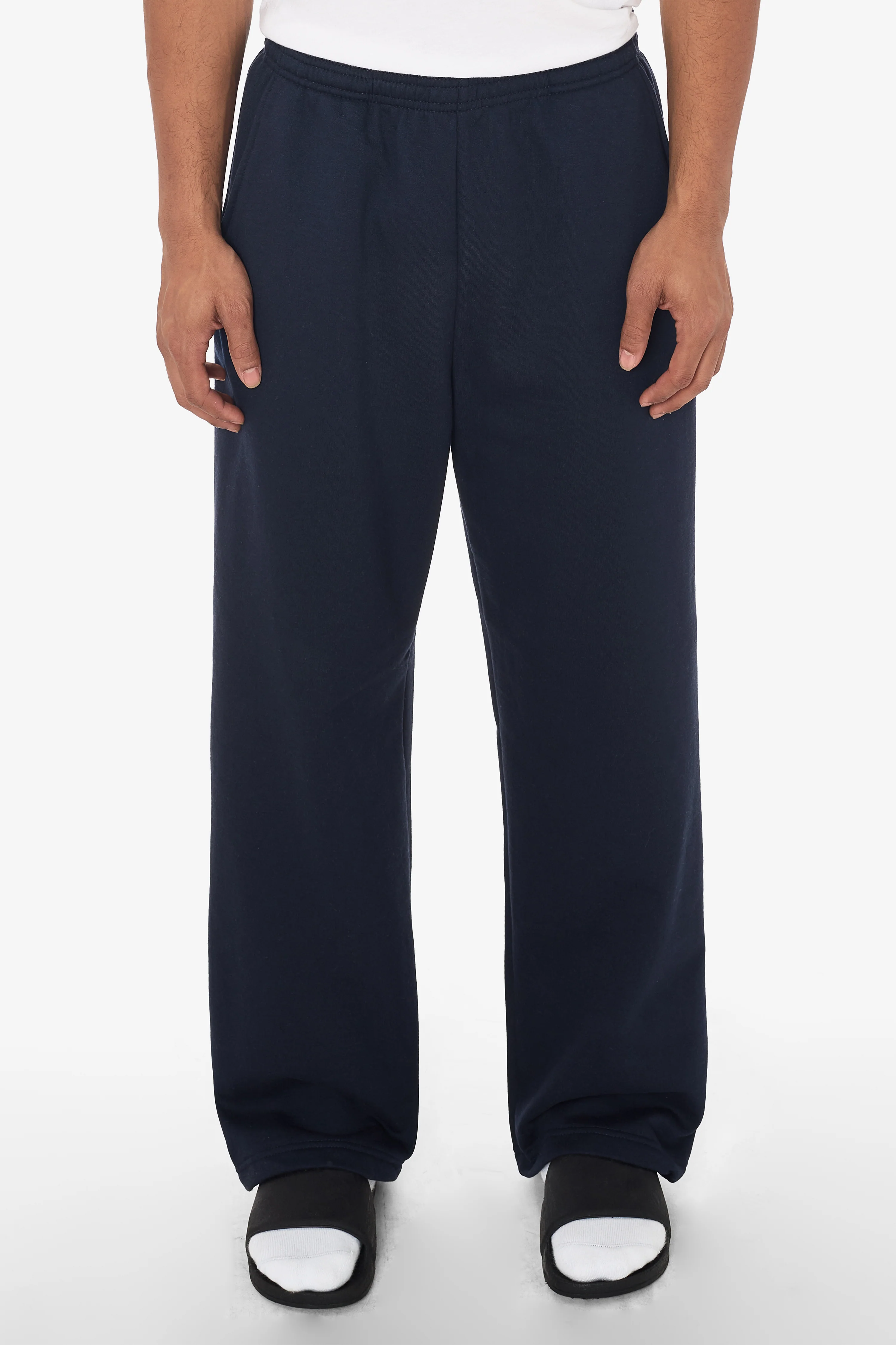 MWF1045 - 10 oz. Mid-Weight Poly Cotton Fleece Wide Open Bottom Sweatpant - Image 18