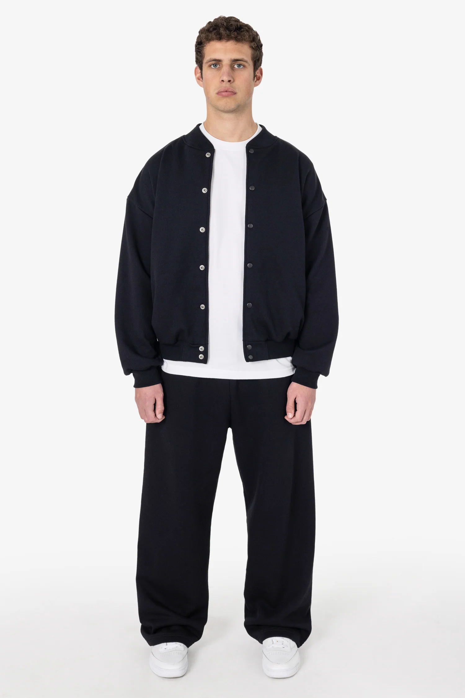 MWF1045 - 10 oz. Mid-Weight Poly Cotton Fleece Wide Open Bottom Sweatpant - Image 2