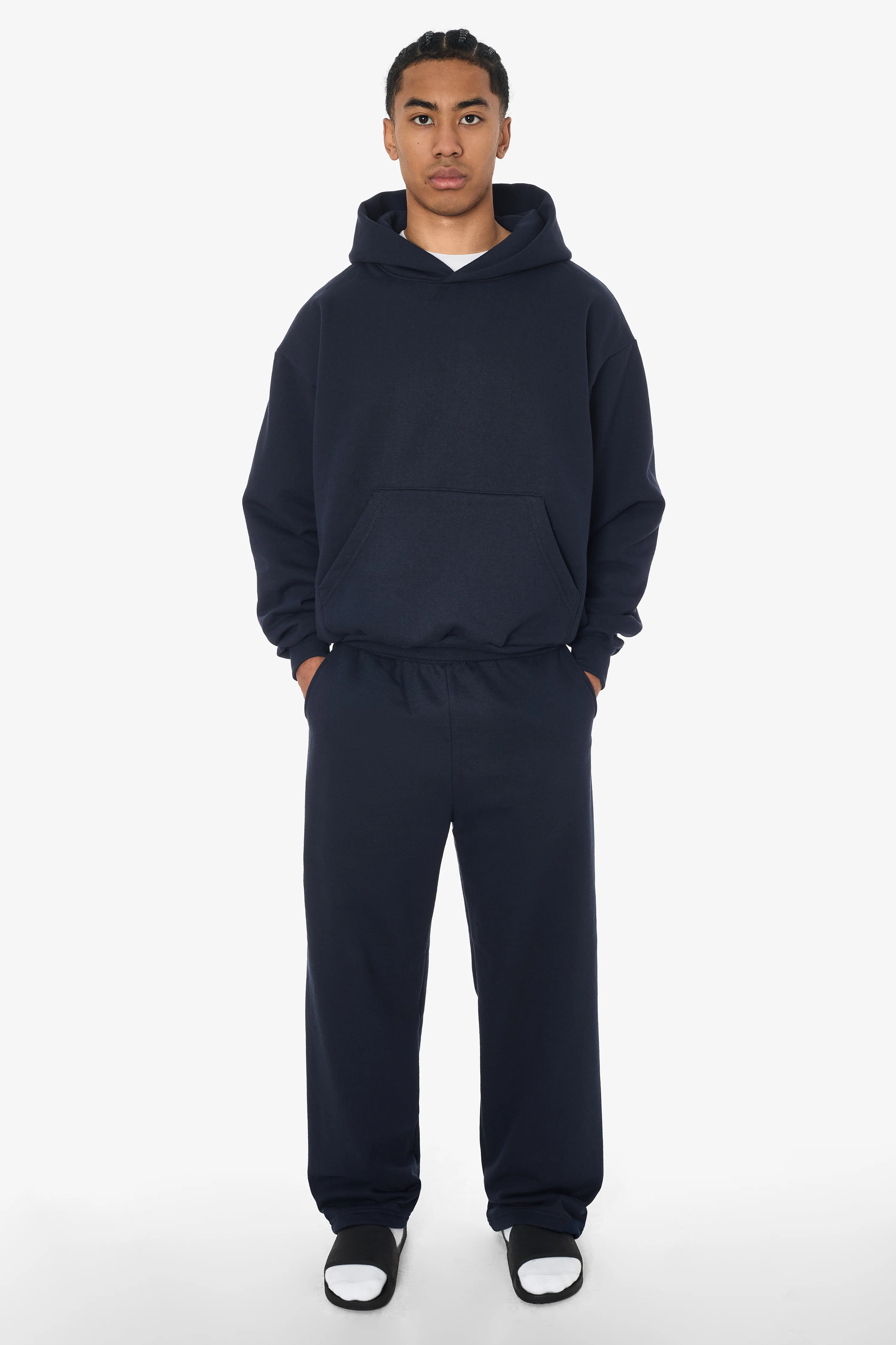 MWF1045 - 10 oz. Mid-Weight Poly Cotton Fleece Wide Open Bottom Sweatpant - Image 22