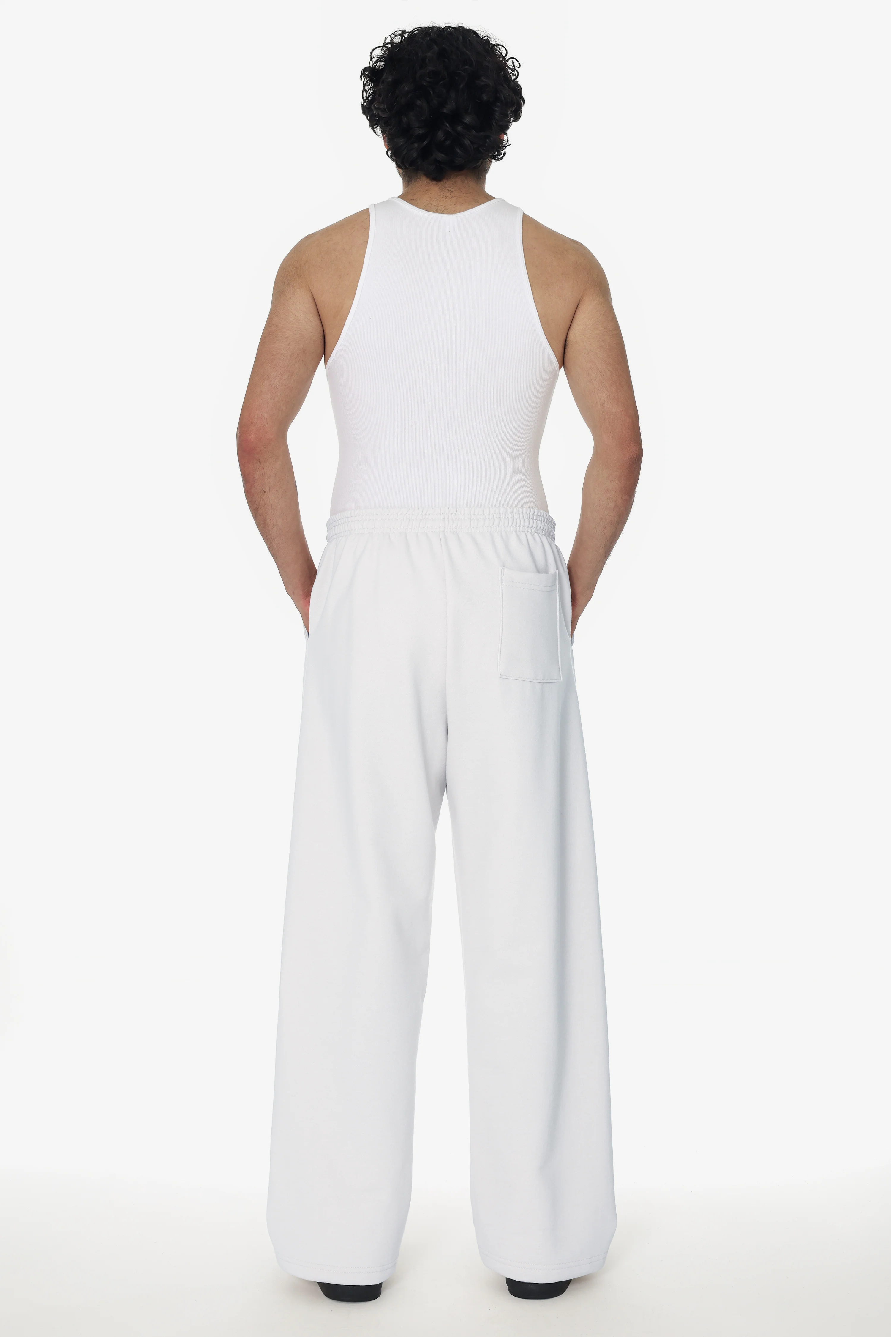 MWF1045 - 10 oz. Mid-Weight Poly Cotton Fleece Wide Open Bottom Sweatpant - Image 9