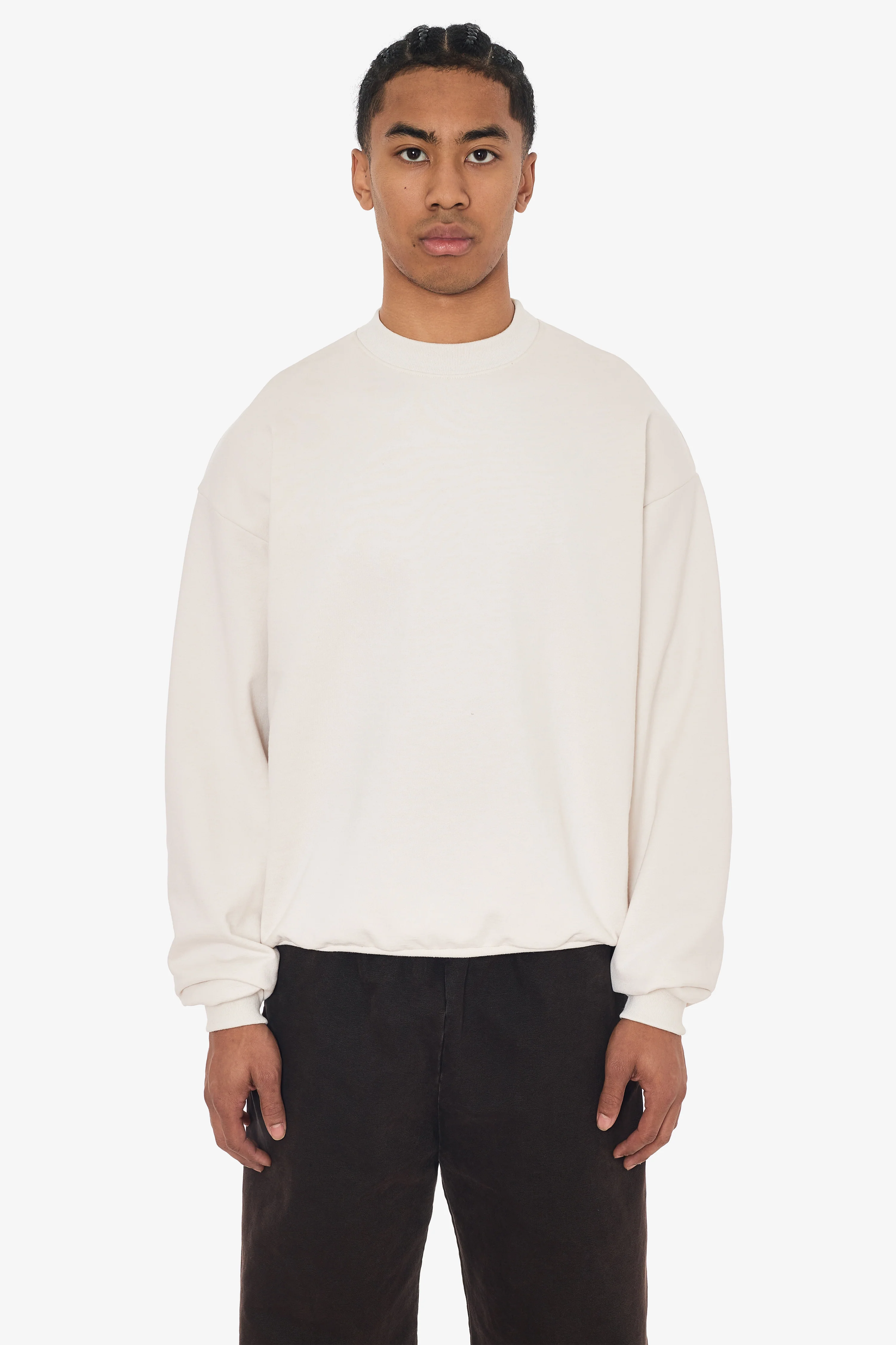 MWF1047 - 10 oz. Mid-weight Poly Cotton Fleece Wide Crewneck - Image 14