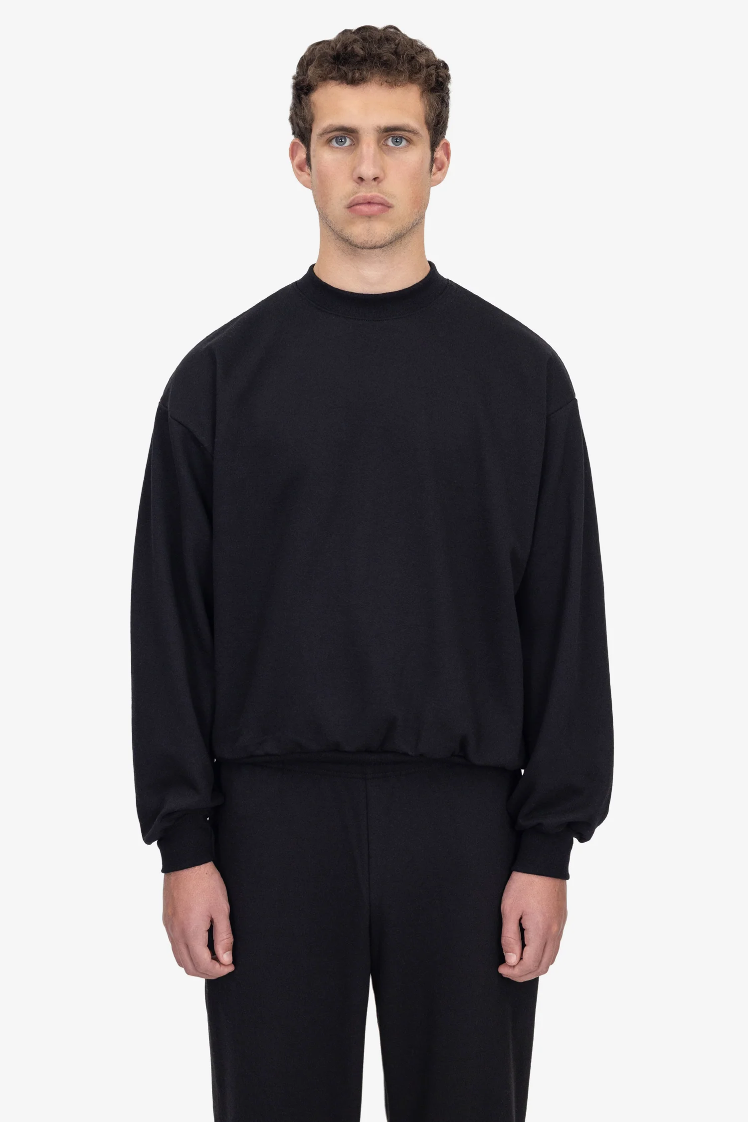 MWF1047 - 10 oz. Mid-weight Poly Cotton Fleece Wide Crewneck - Image 19