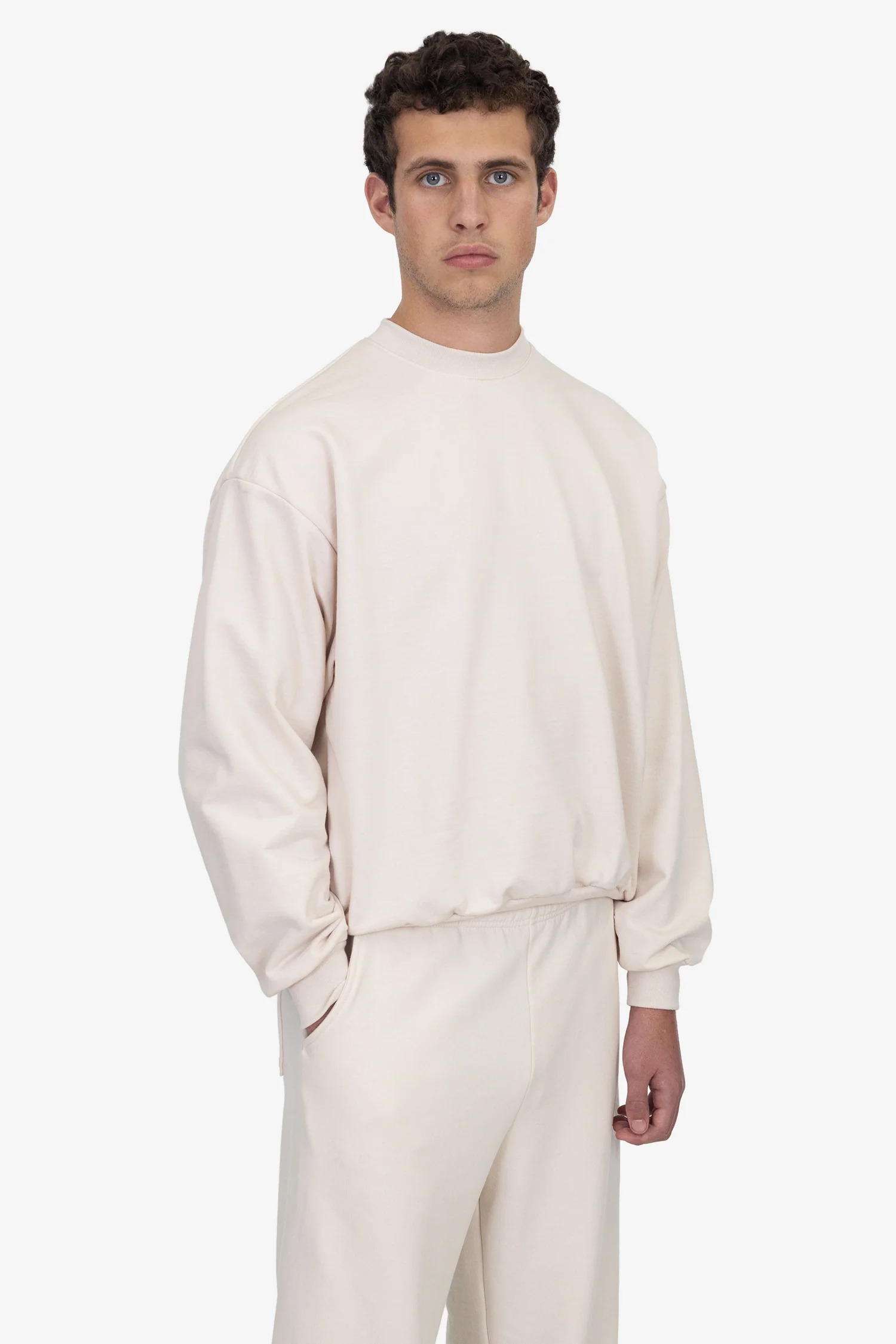MWF1047 - 10 oz. Mid-weight Poly Cotton Fleece Wide Crewneck - Image 23