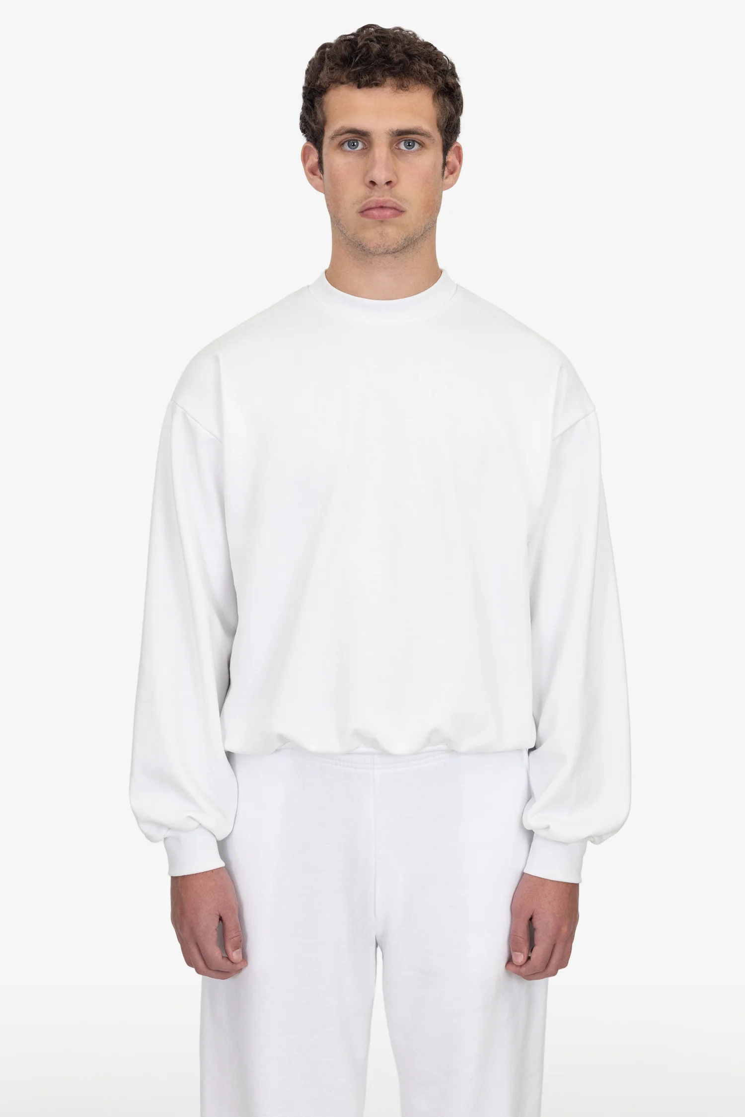 MWF1047 - 10 oz. Mid-weight Poly Cotton Fleece Wide Crewneck - Image 29