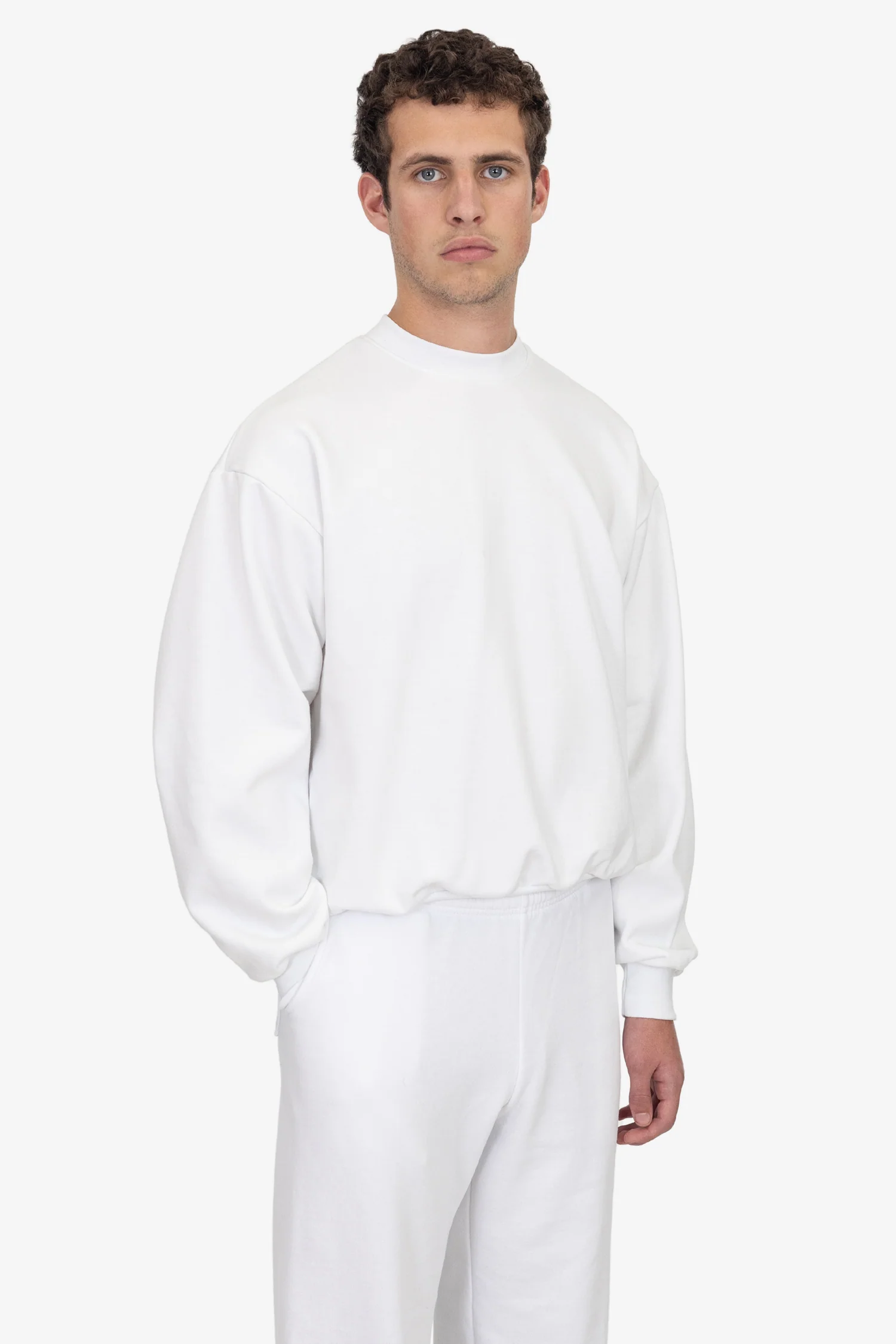 MWF1047 - 10 oz. Mid-weight Poly Cotton Fleece Wide Crewneck - Image 30