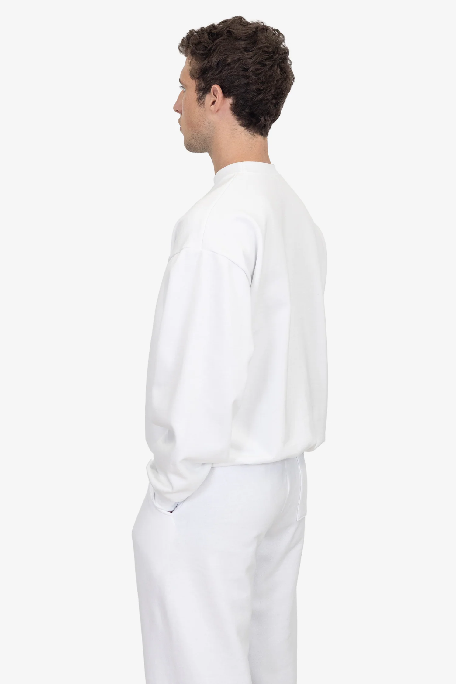MWF1047 - 10 oz. Mid-weight Poly Cotton Fleece Wide Crewneck - Image 31