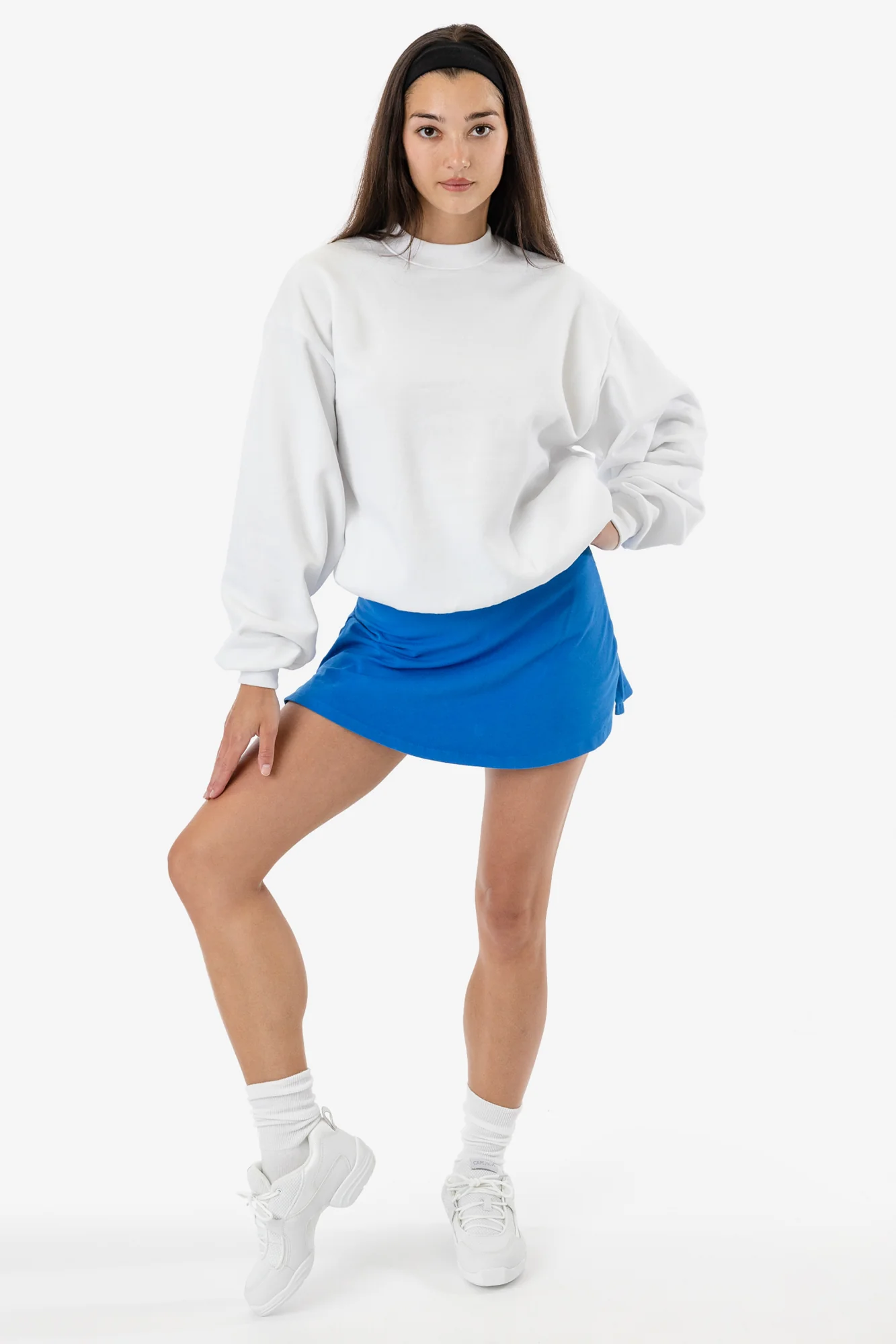 MWF1047 - 10 oz. Mid-weight Poly Cotton Fleece Wide Crewneck - Image 42