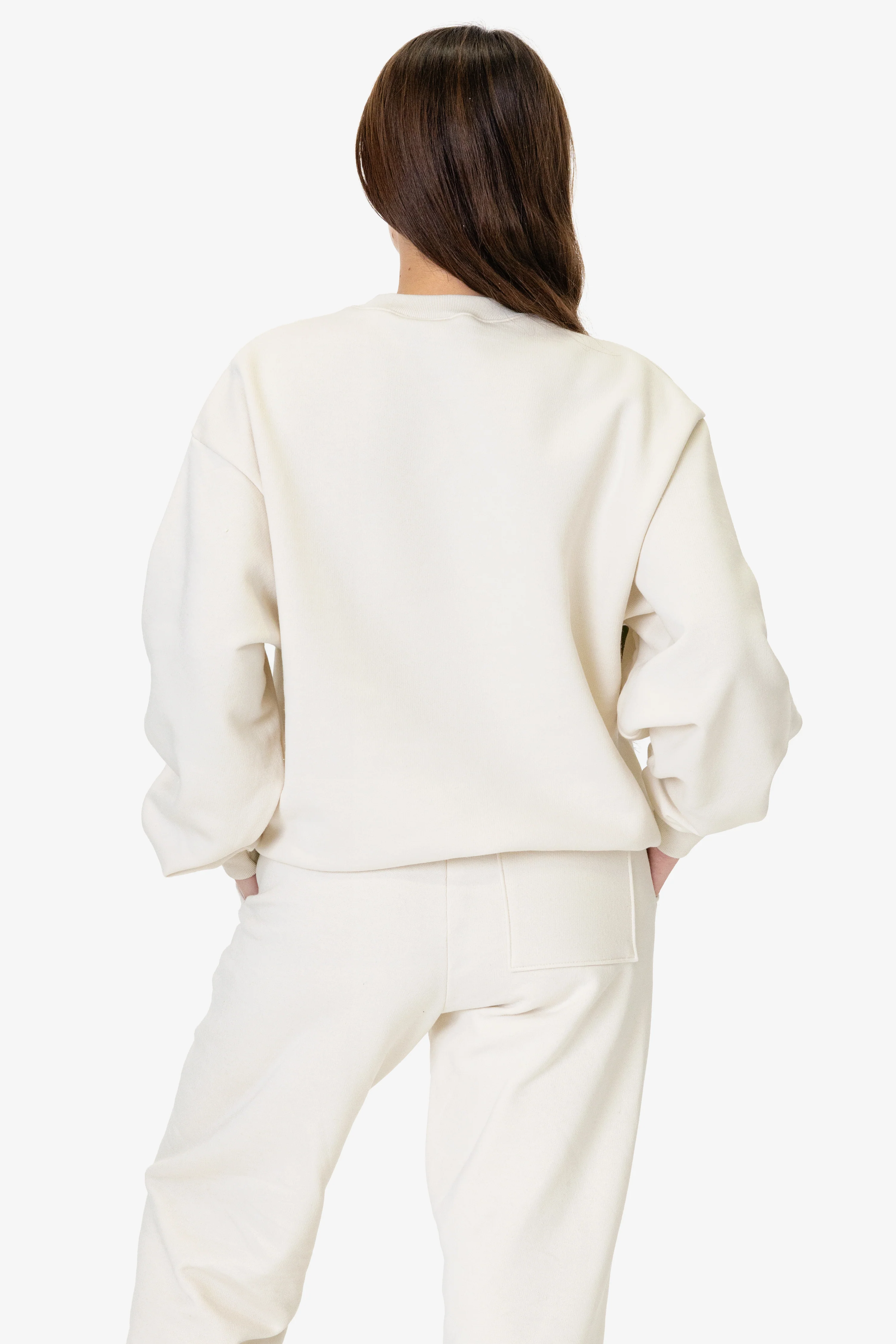 MWF1047 - 10 oz. Mid-weight Poly Cotton Fleece Wide Crewneck - Image 46