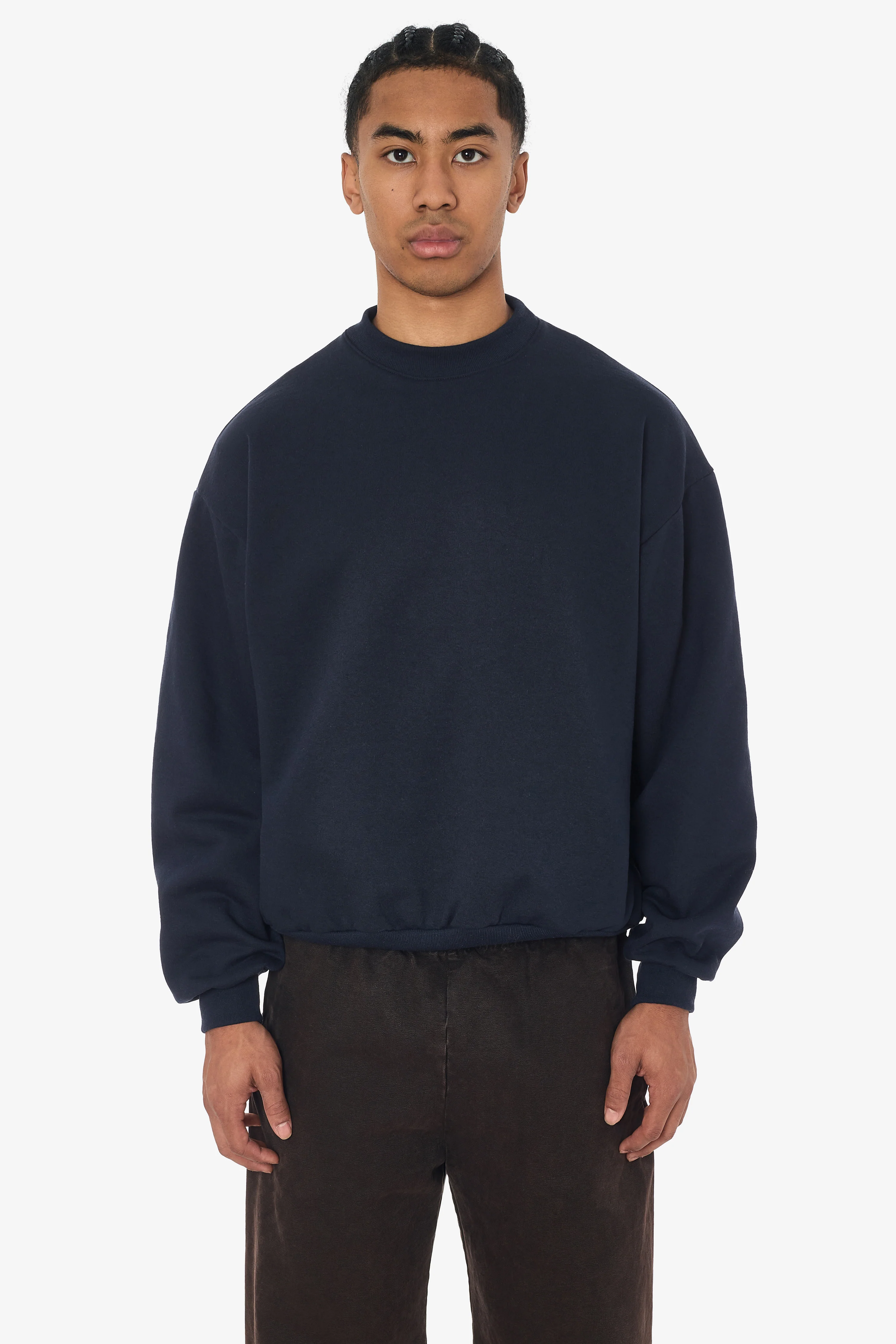 MWF1047 - 10 oz. Mid-weight Poly Cotton Fleece Wide Crewneck - Image 52