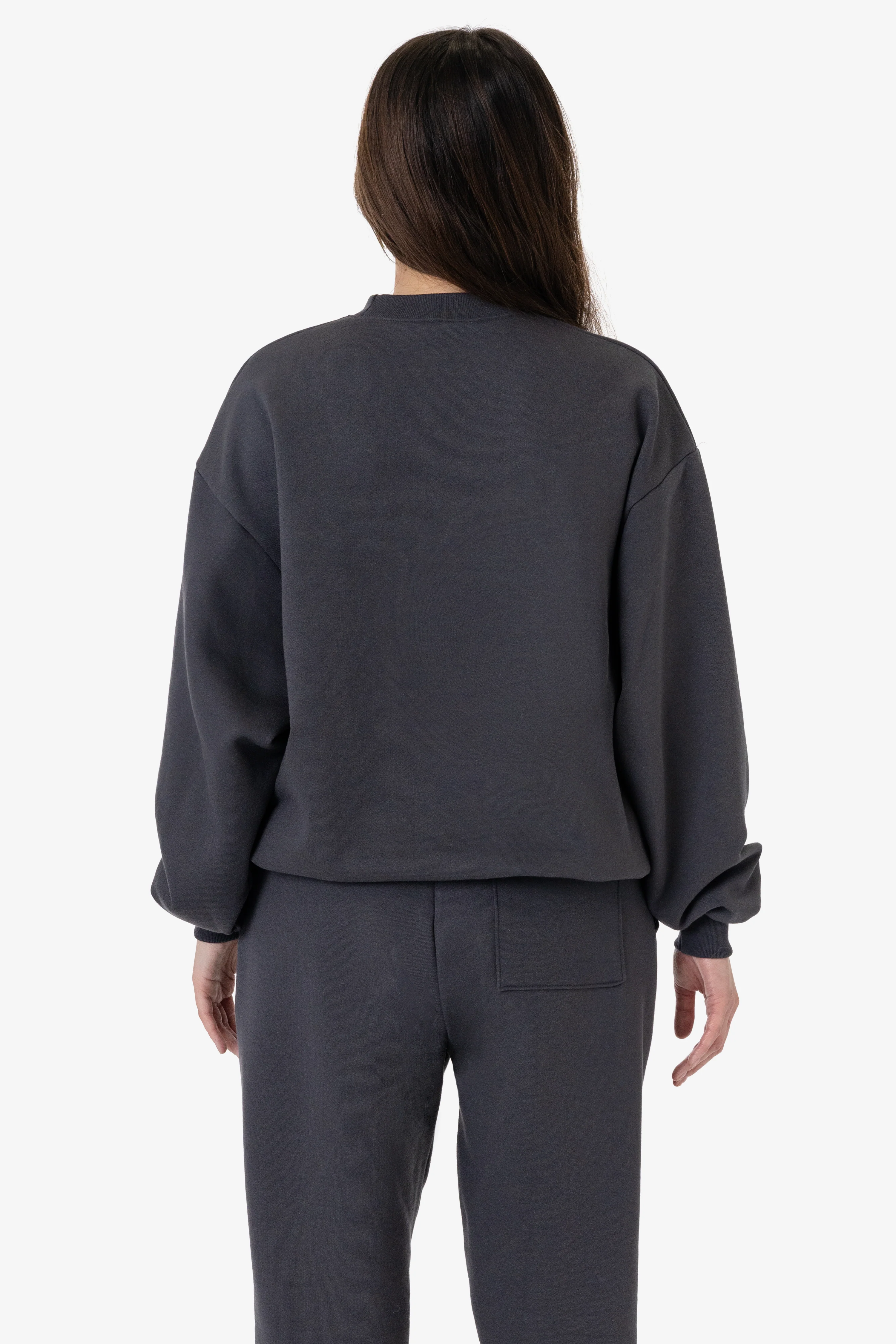 MWF1047 Unisex - 10 oz. Mid-weight Poly Cotton Fleece Wide Crewneck - Image 15