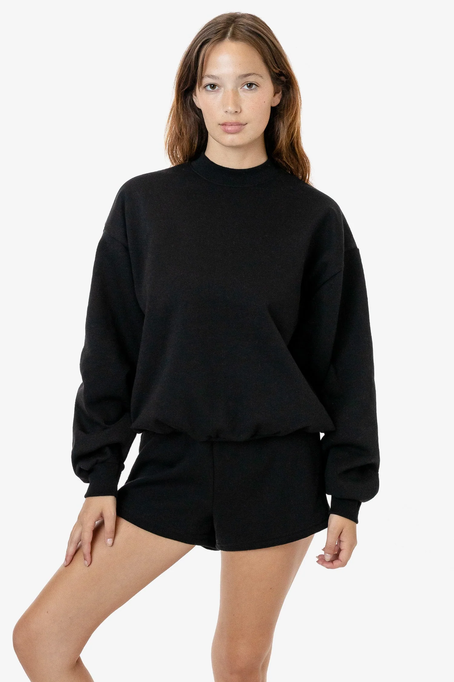 MWF1047 Unisex - 10 oz. Mid-weight Poly Cotton Fleece Wide Crewneck - Image 4