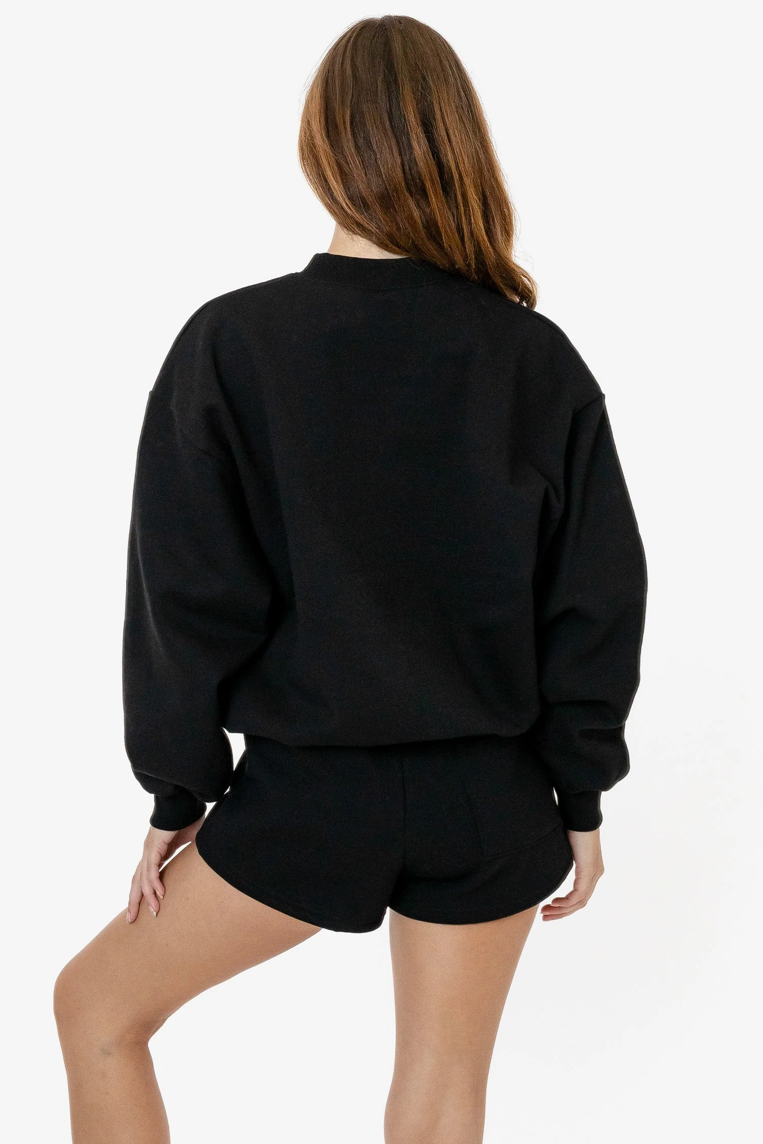 MWF1047 Unisex - 10 oz. Mid-weight Poly Cotton Fleece Wide Crewneck - Image 5