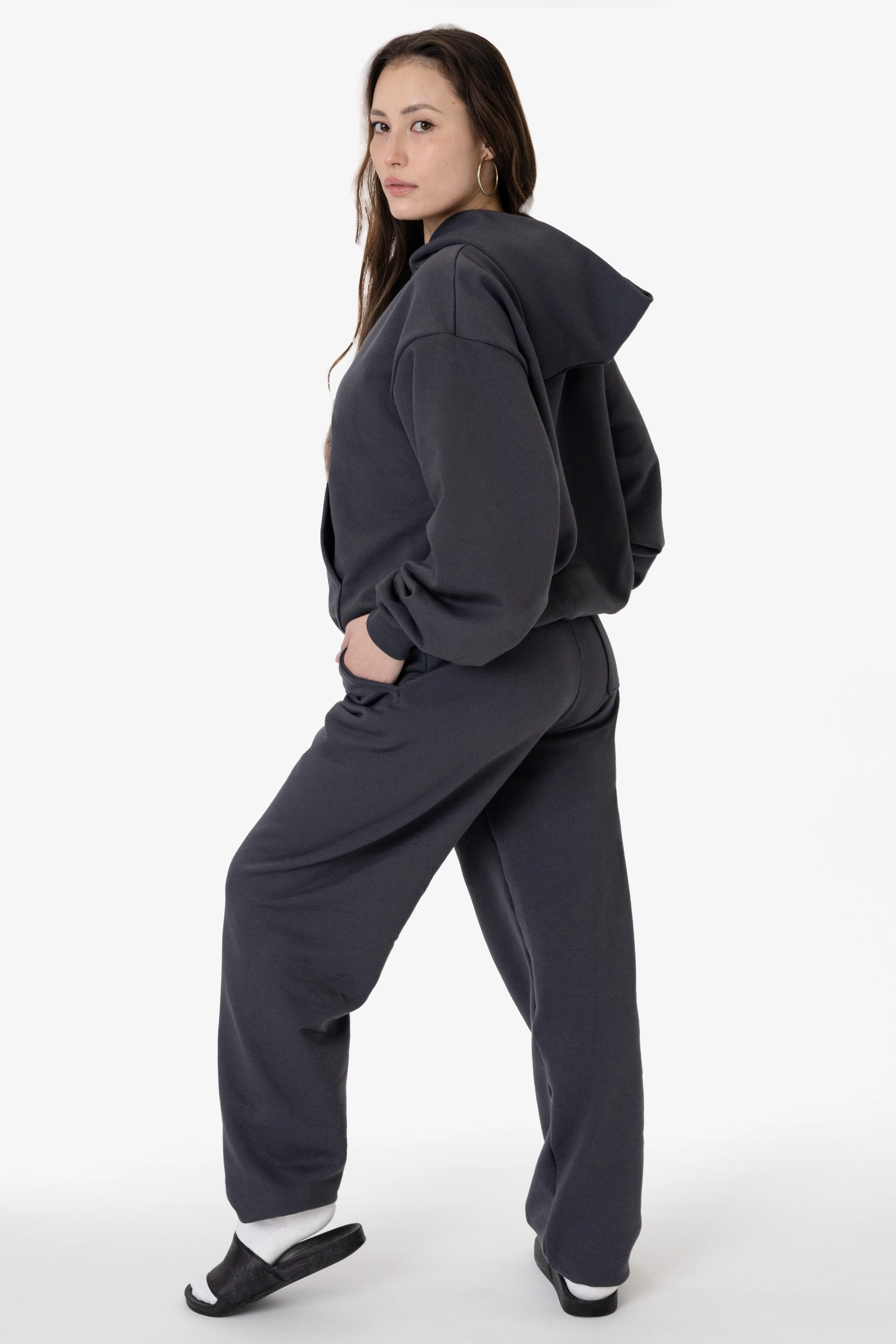 MWF1049 - 10 oz. Mid-weight Poly Cotton Fleece Wide Hoodie - Image 15