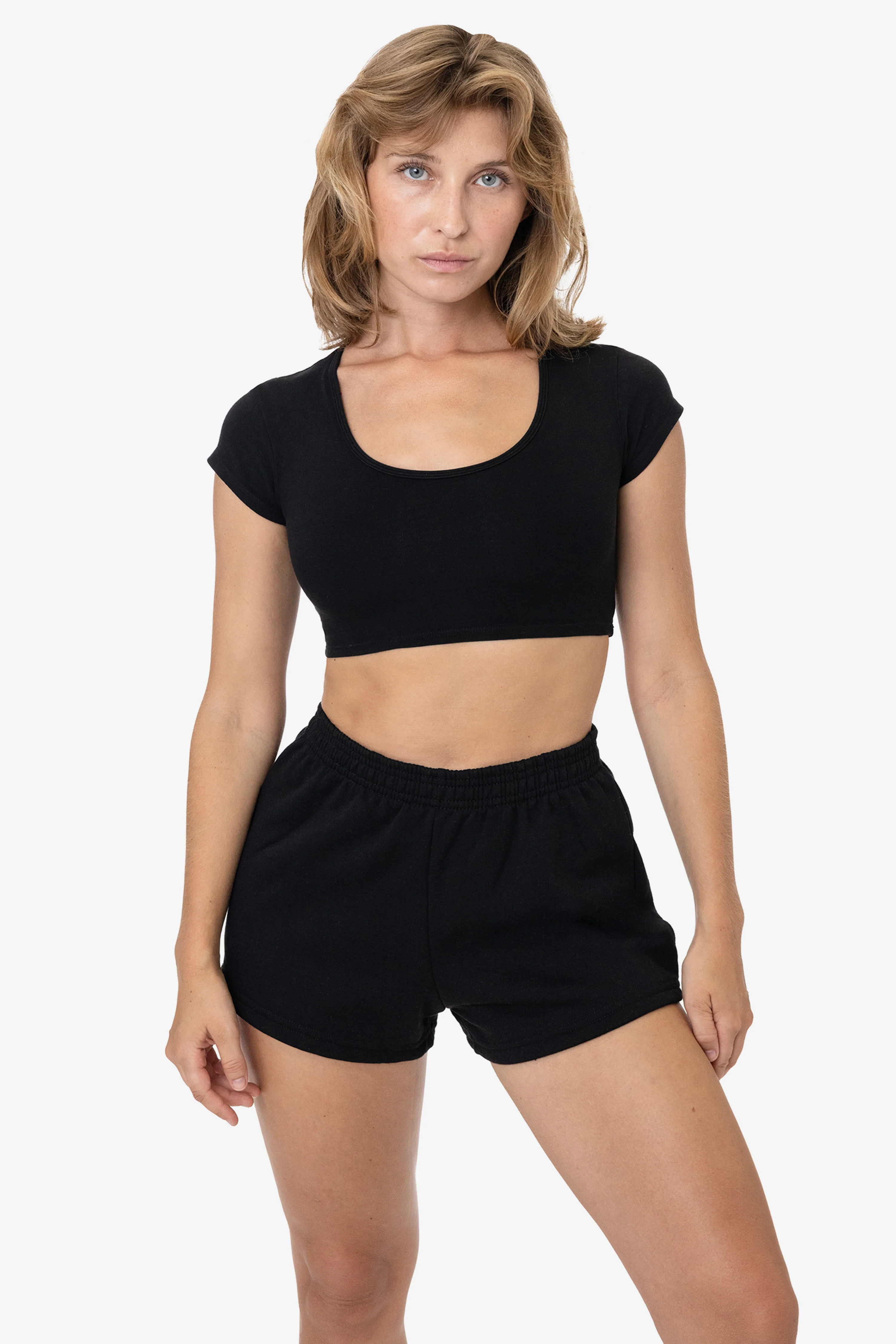 MWF314 - 10 oz. Mid-Weight Poly Cotton Fleece Short Shorts - Image 6