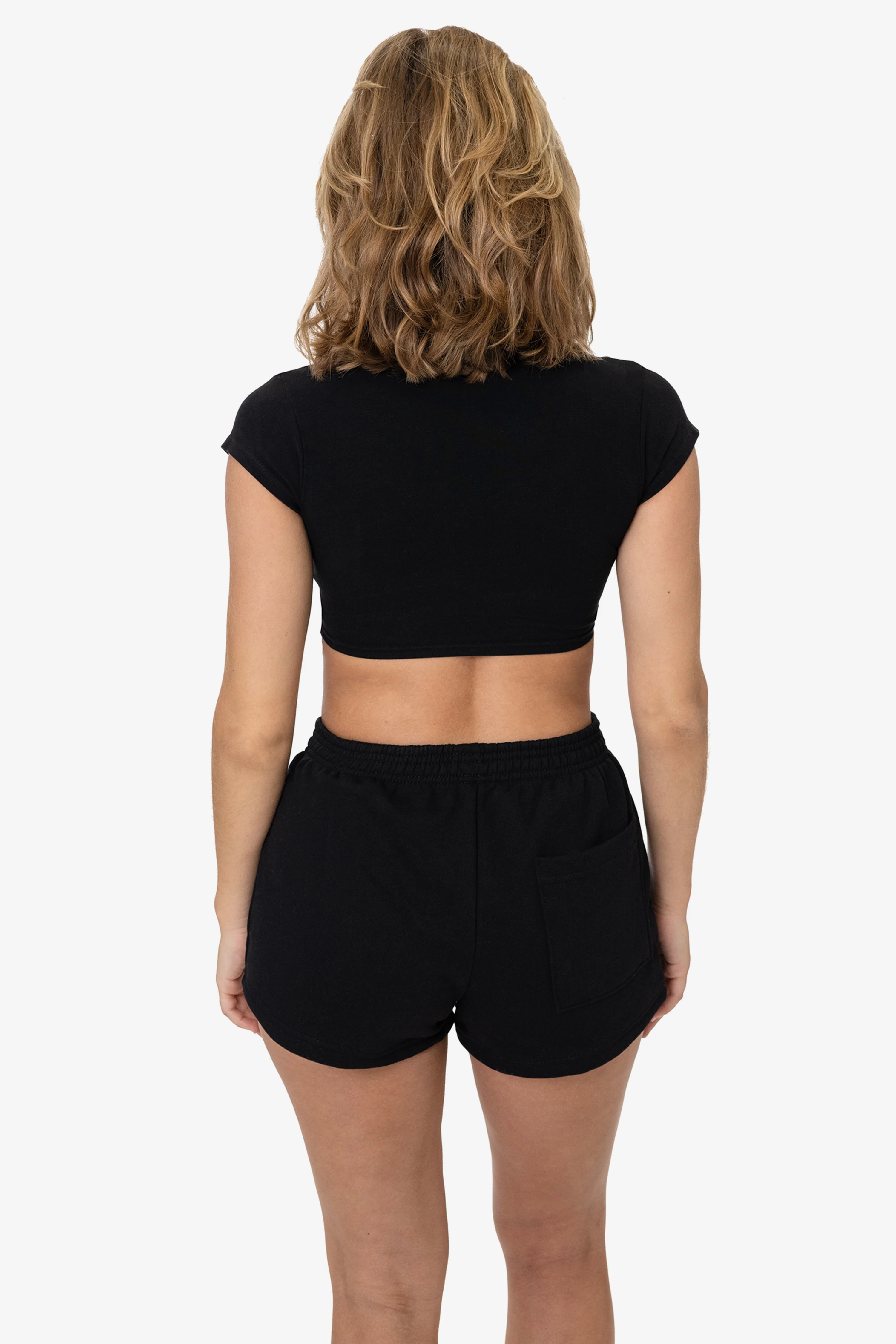 MWF314 - 10 oz. Mid-Weight Poly Cotton Fleece Short Shorts - Image 7