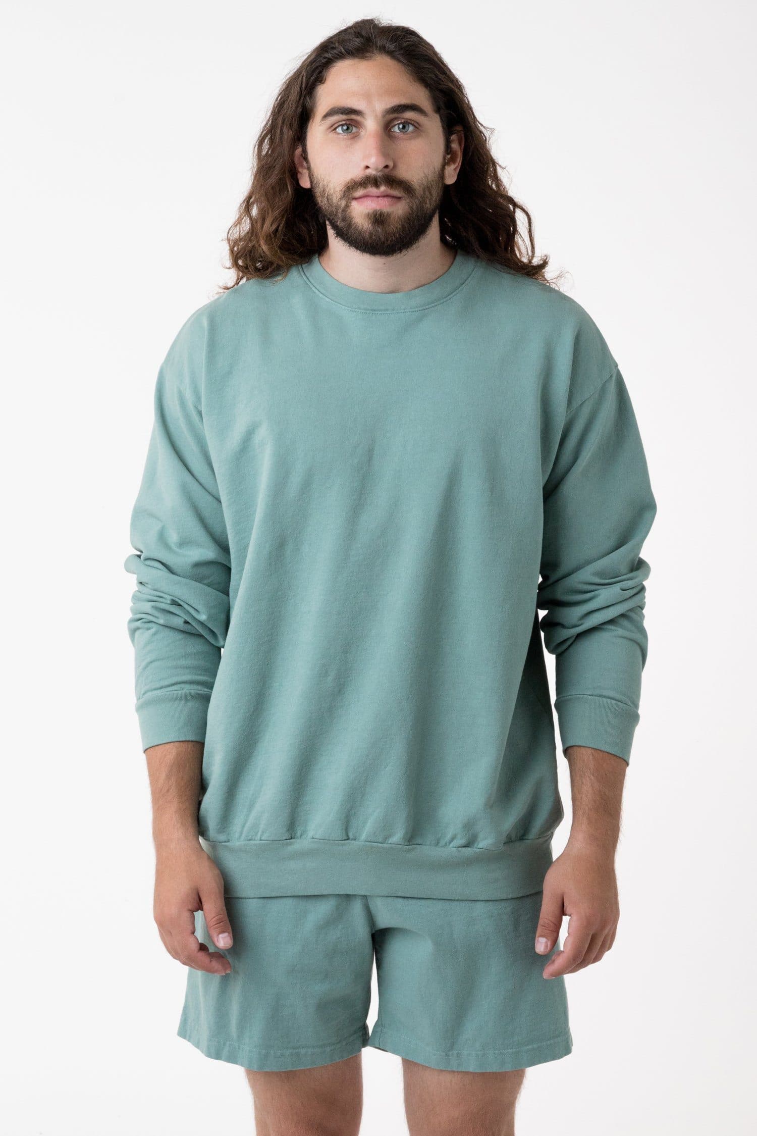 MWT07GD - Long Sleeve Garment Dye French Terry Pullover - Image 20