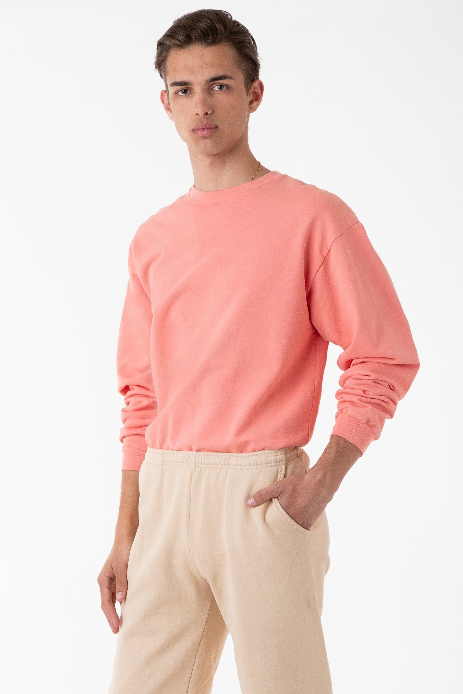 MWT07GD - Long Sleeve Garment Dye French Terry Pullover - Image 25