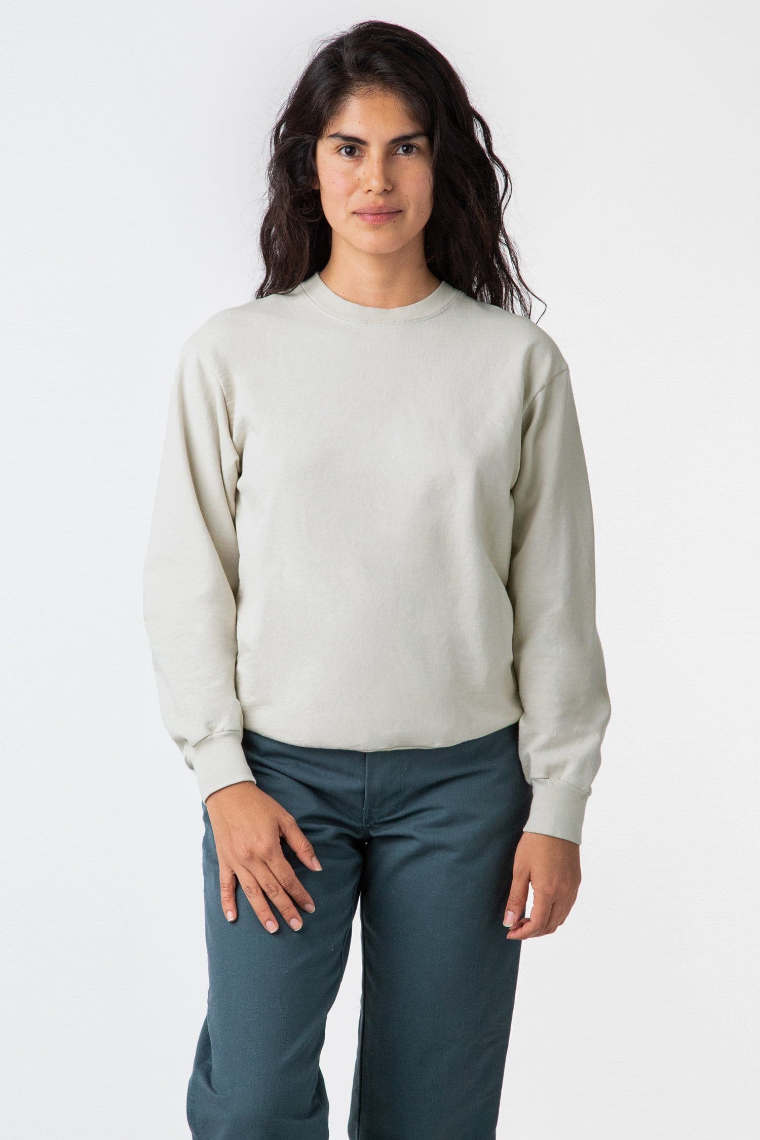 MWT07GD Unisex - Long Sleeve Garment Dye French Terry Pullover - Image 7