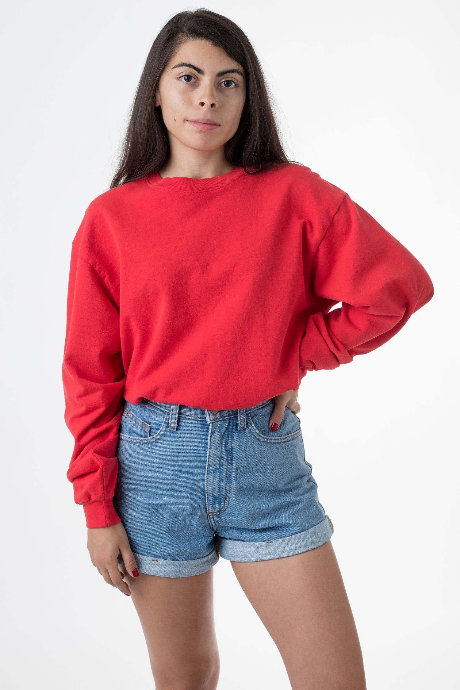 MWT07GD Unisex - Long Sleeve Garment Dye French Terry Pullover - Image 9