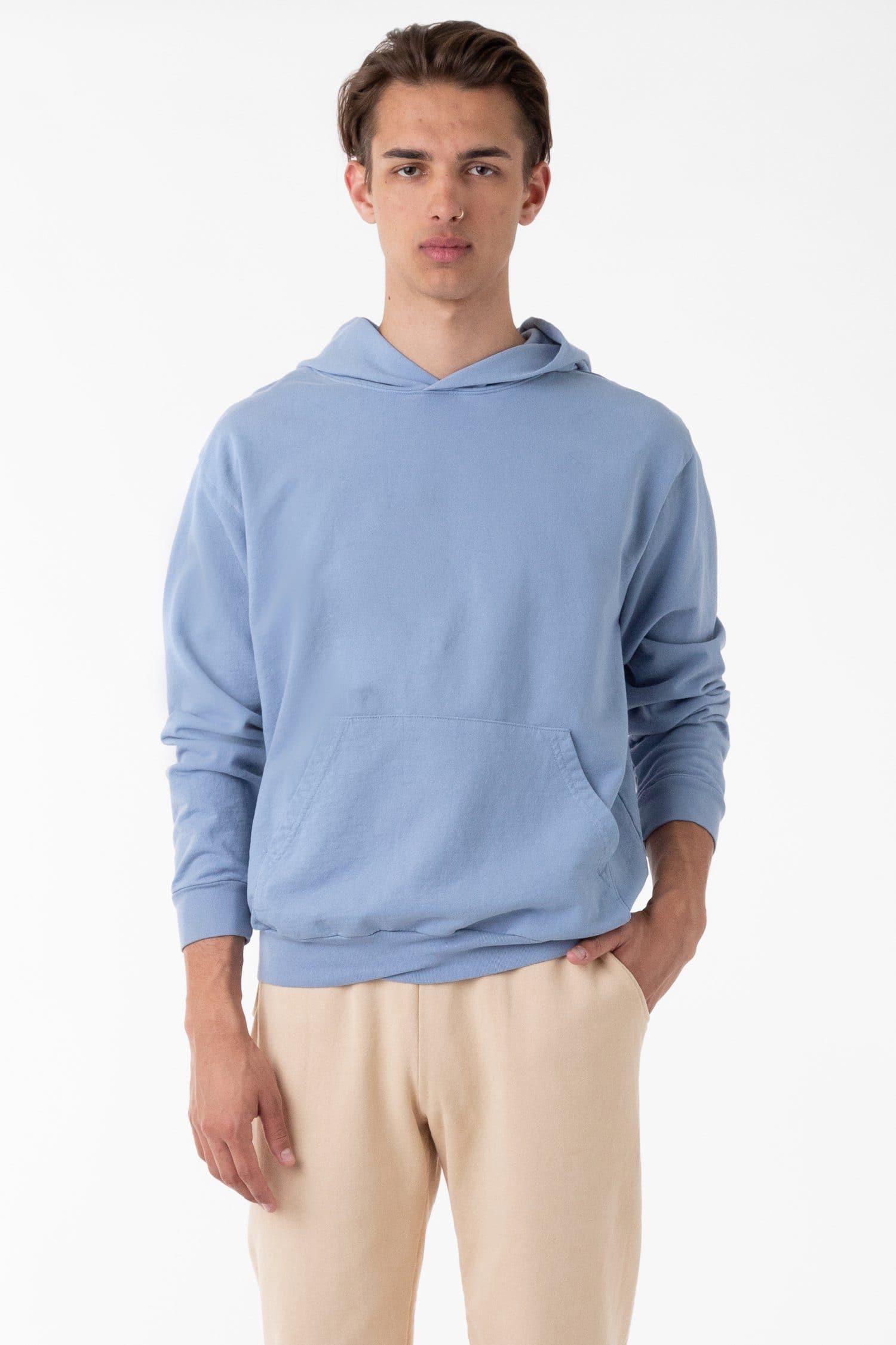 MWT09GD - Long Sleeve Garment Dye French Terry Pullover Hoodie - Image 20