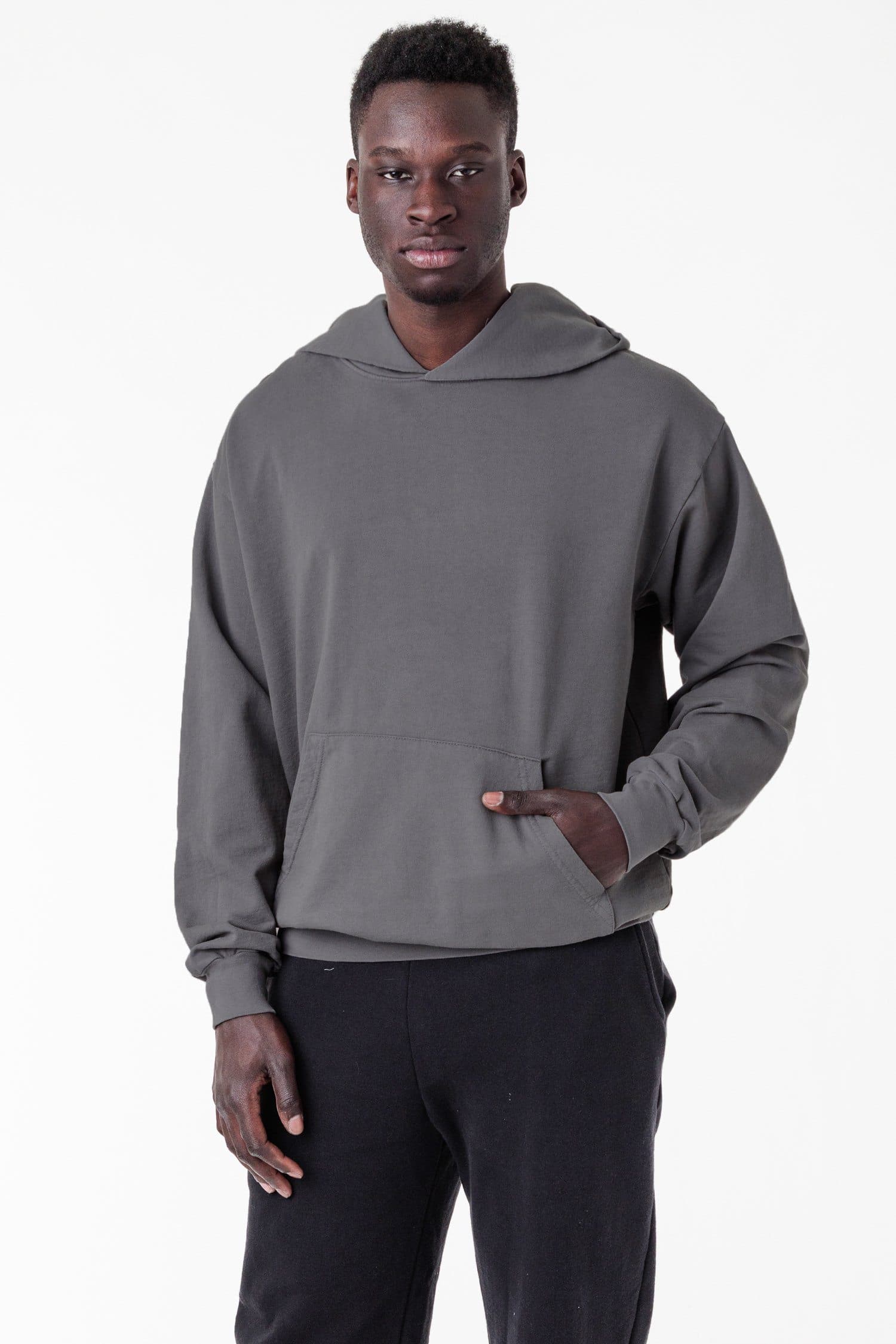MWT09GD Unisex - Long Sleeve Garment Dye French Terry Pullover Hoodie - Image 14