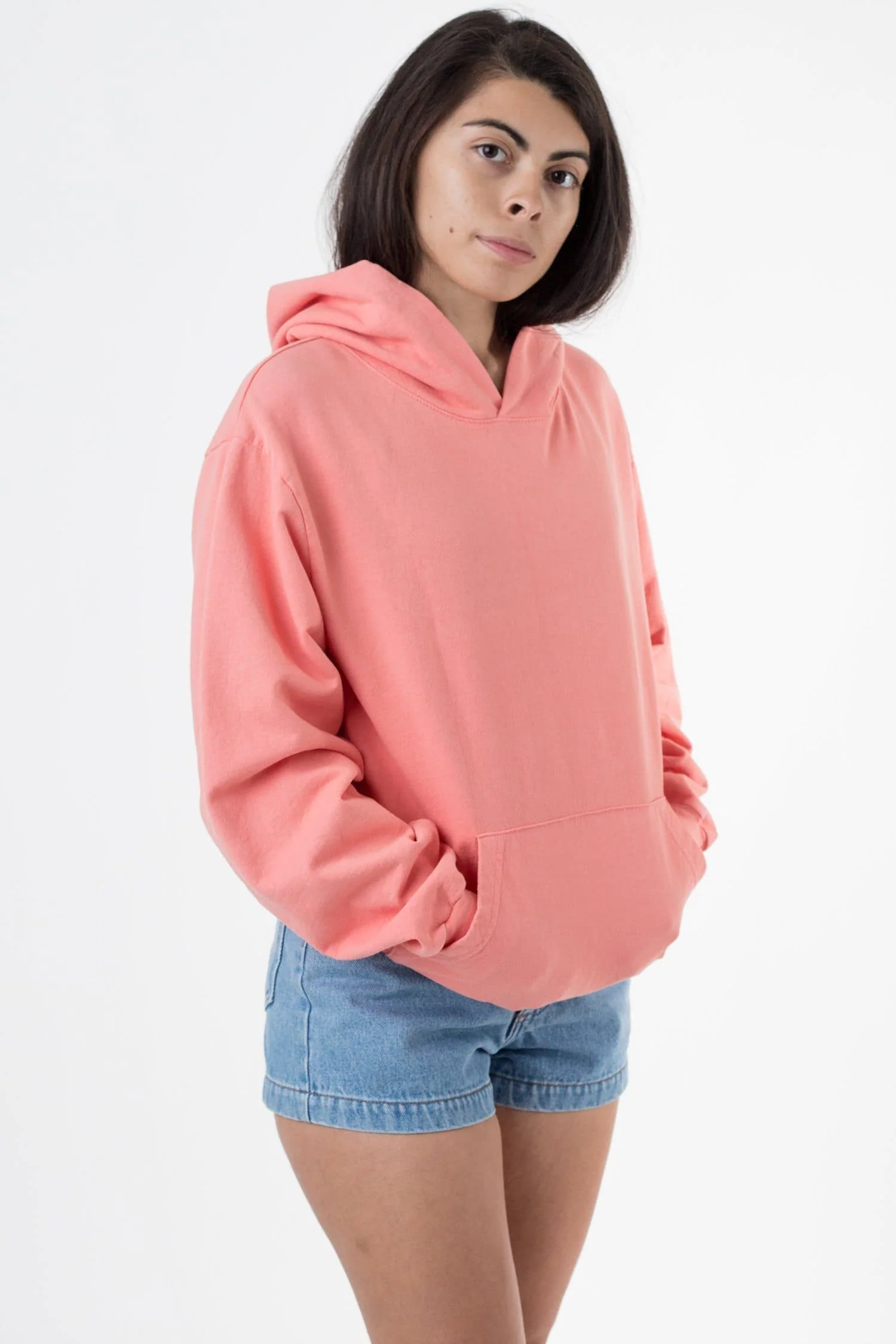 MWT09GD Unisex - Long Sleeve Garment Dye French Terry Pullover Hoodie - Image 8