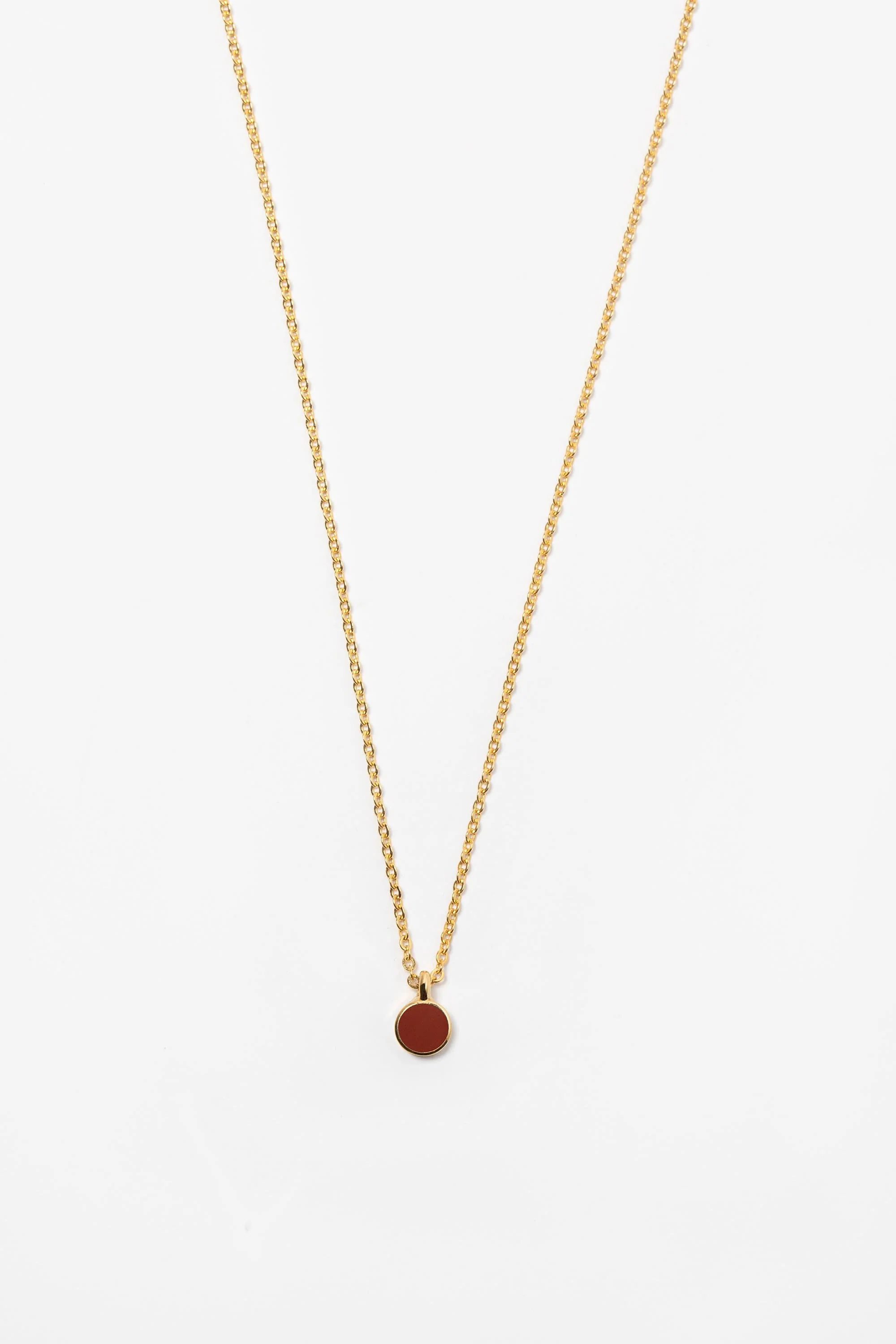 NCKES55 - 5.5mm Enamel Stud Necklace - Image 4
