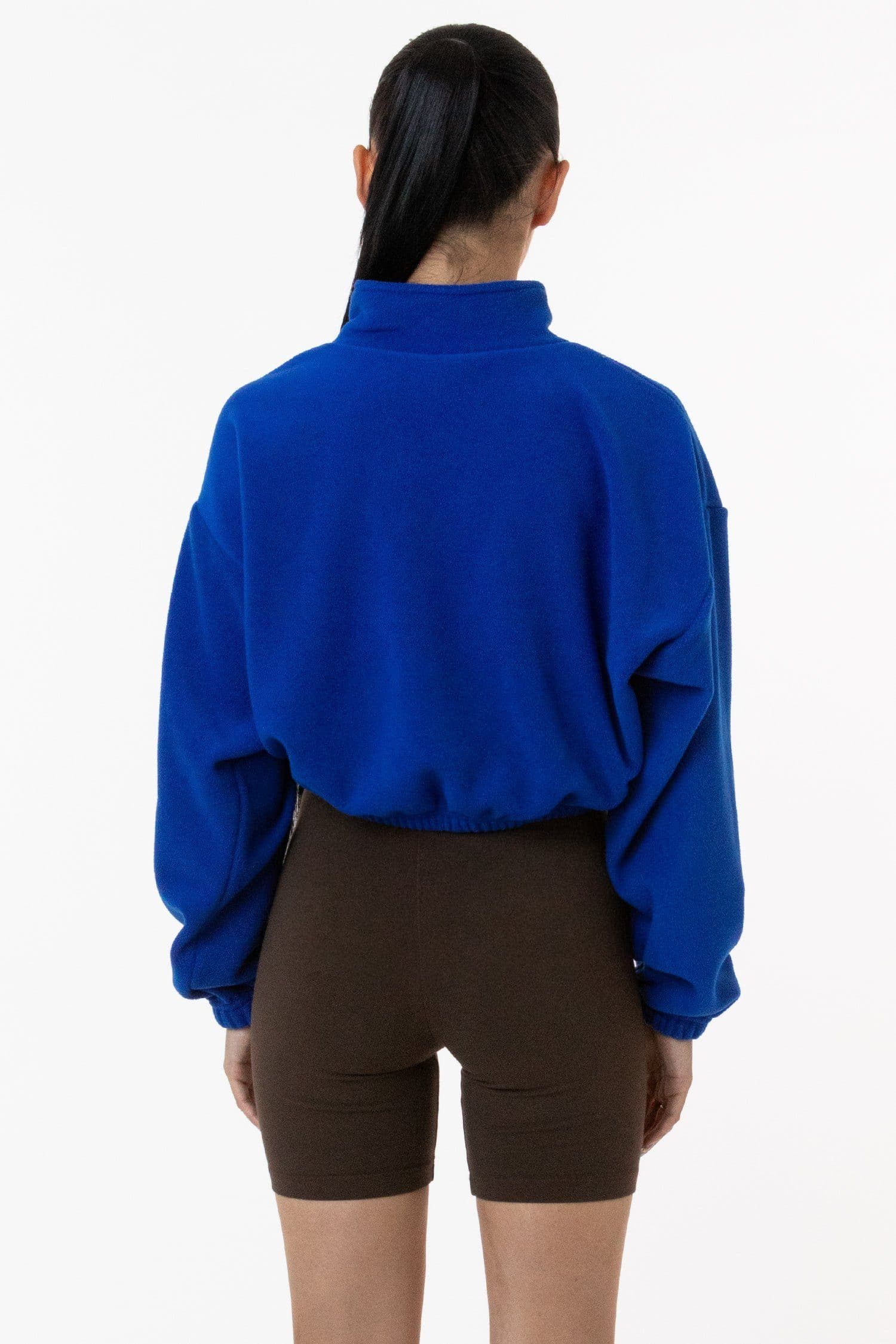 PF306 - Cropped Polar Fleece Half Zip Pullover - Image 17