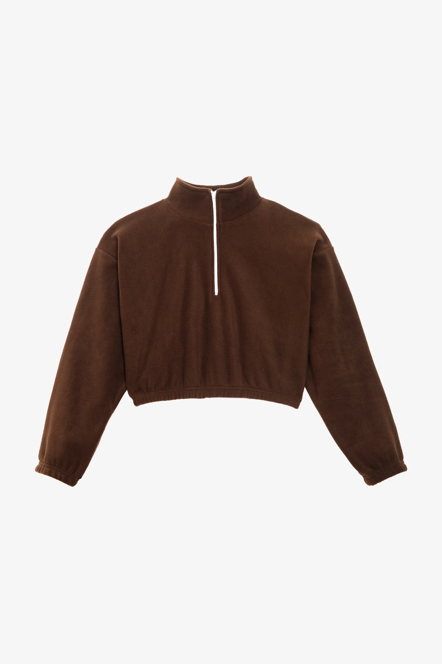 PF306 - Cropped Polar Fleece Half Zip Pullover - Image 39
