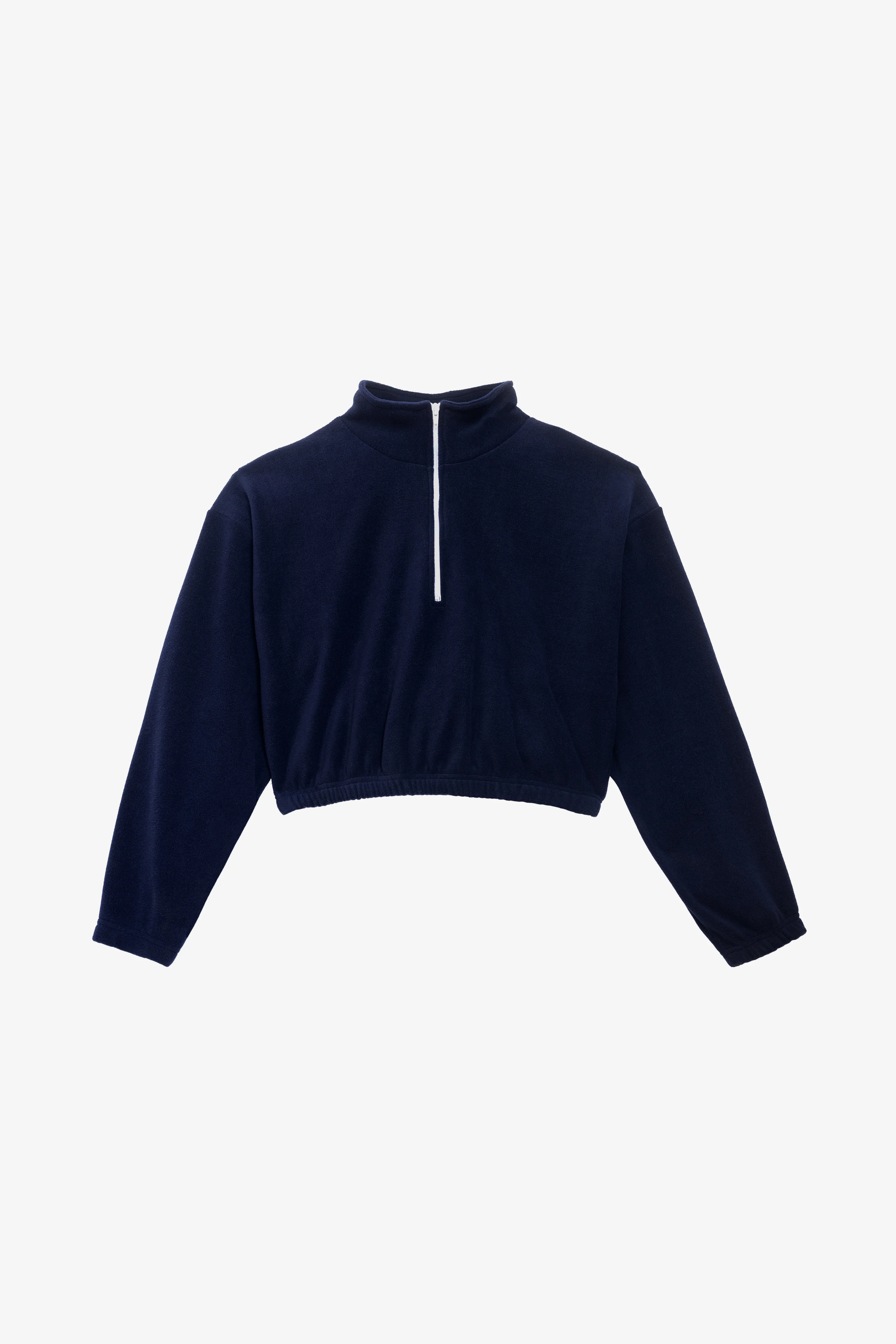 PF306 - Cropped Polar Fleece Half Zip Pullover - Image 43