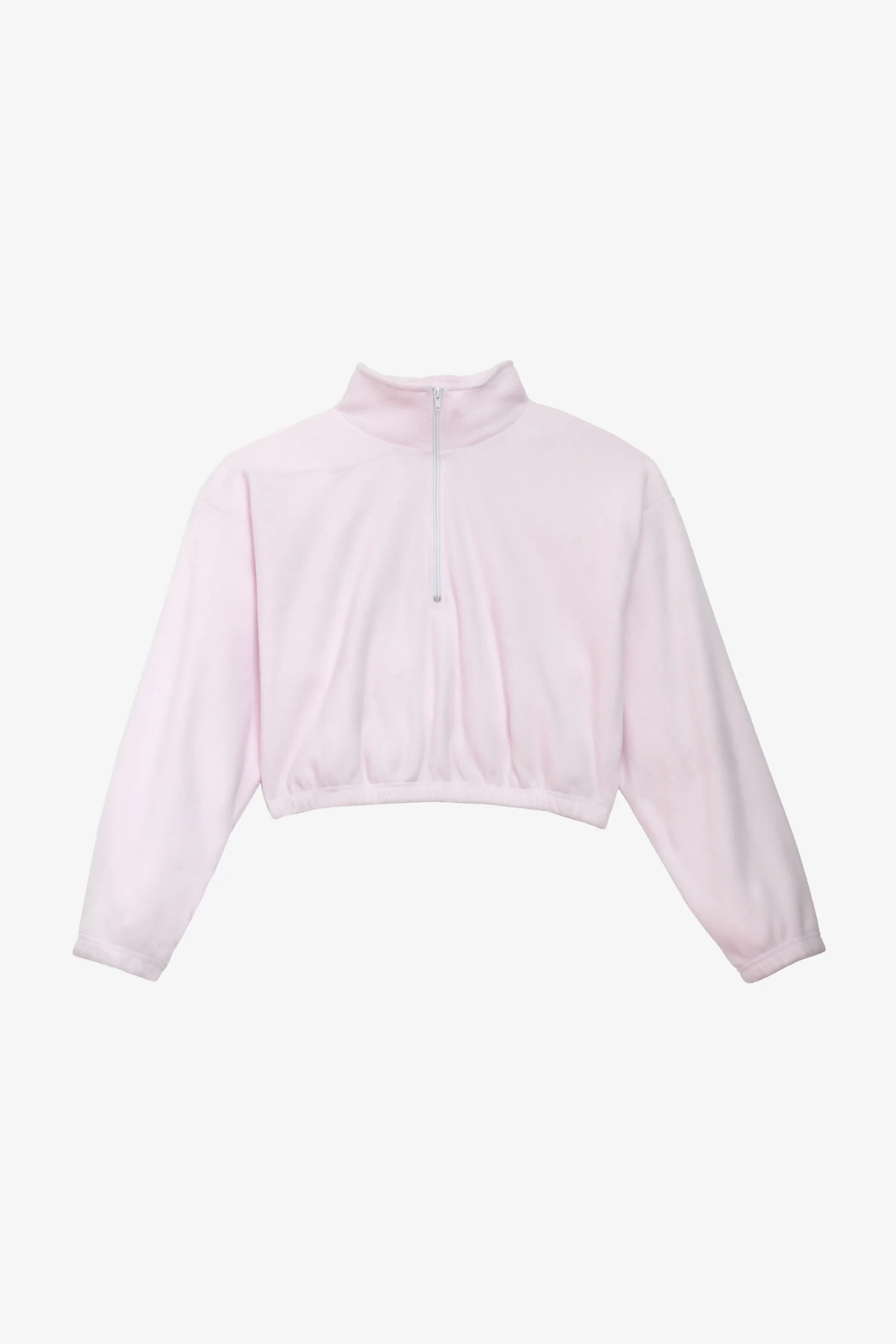 PF306 - Cropped Polar Fleece Half Zip Pullover - Image 44