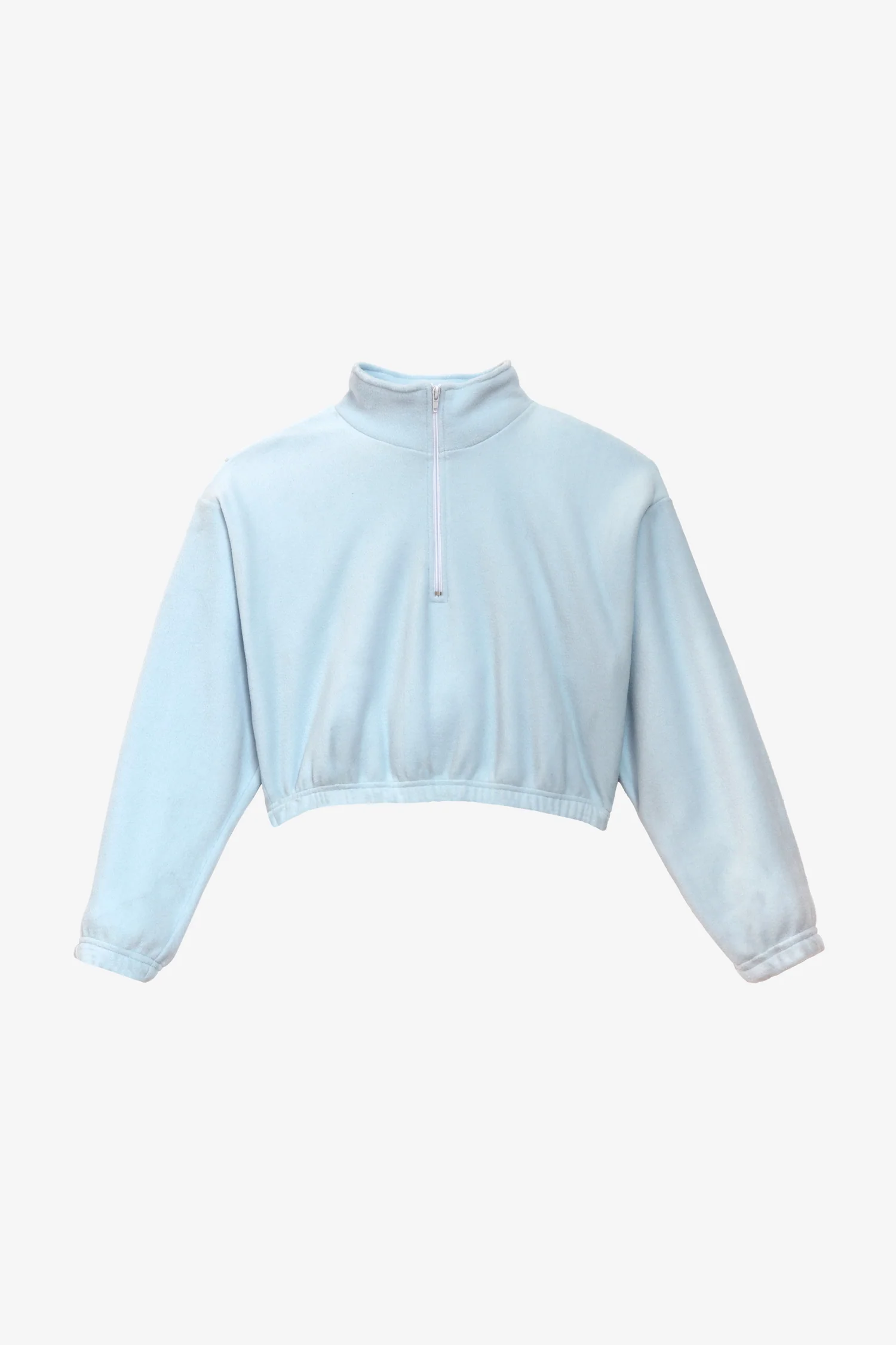 PF306 - Cropped Polar Fleece Half Zip Pullover - Image 45