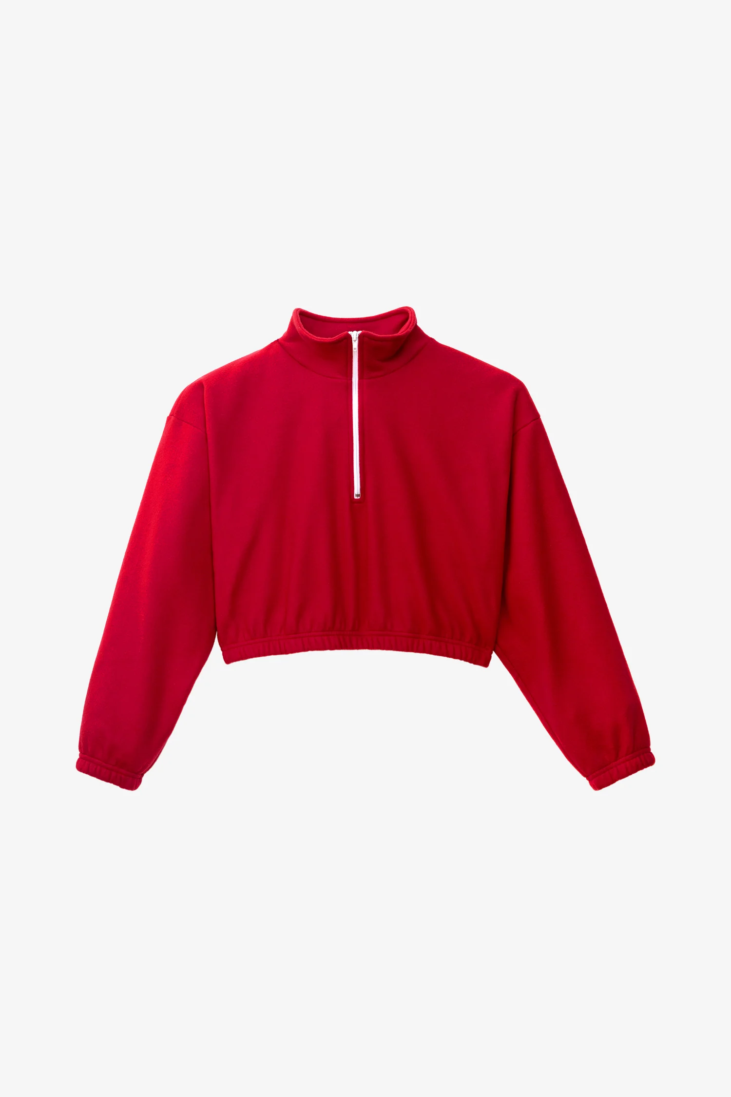 PF306 - Cropped Polar Fleece Half Zip Pullover - Image 47