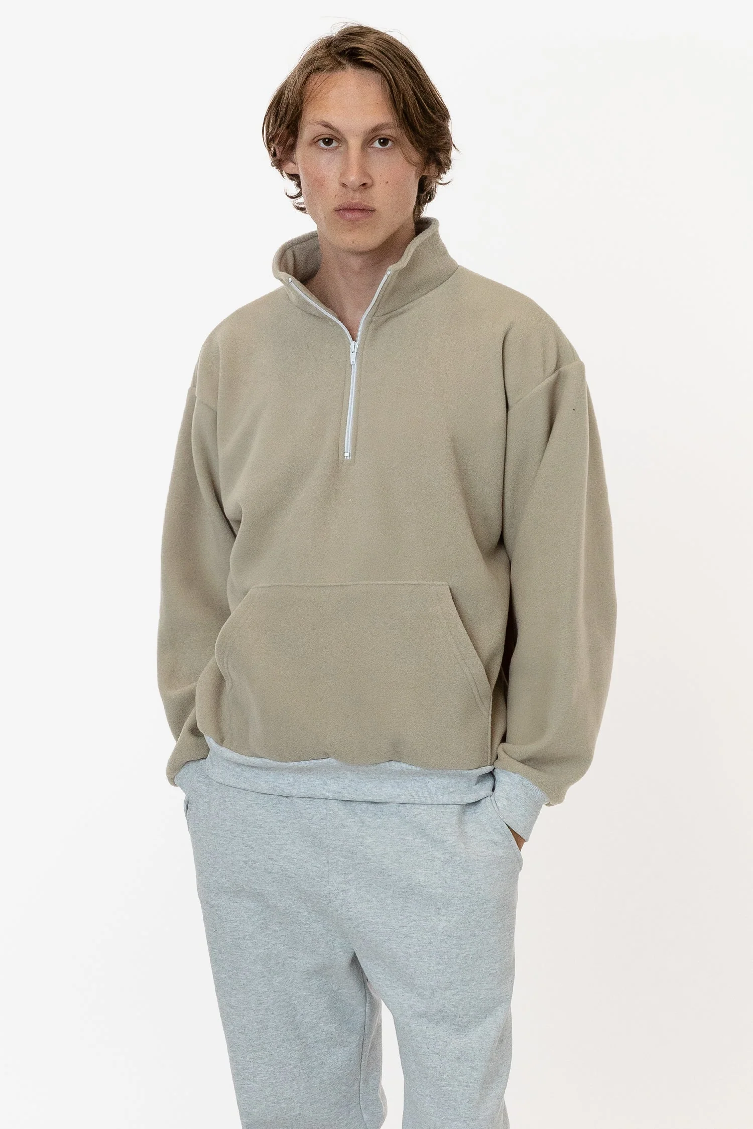 PF408 - Polar Fleece Half Zip Pullover - Image 2