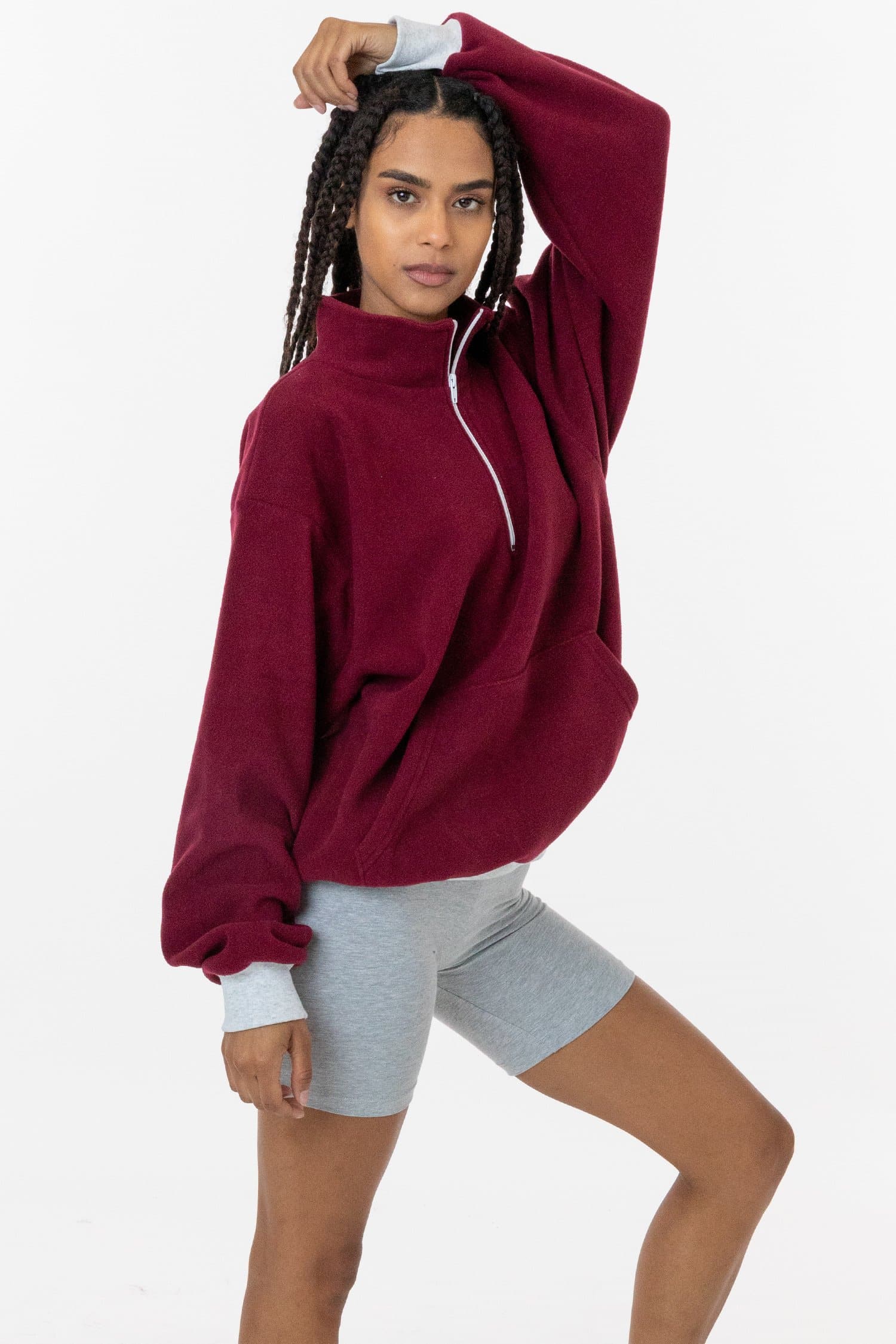 PF408 - Polar Fleece Half Zip Pullover - Image 4