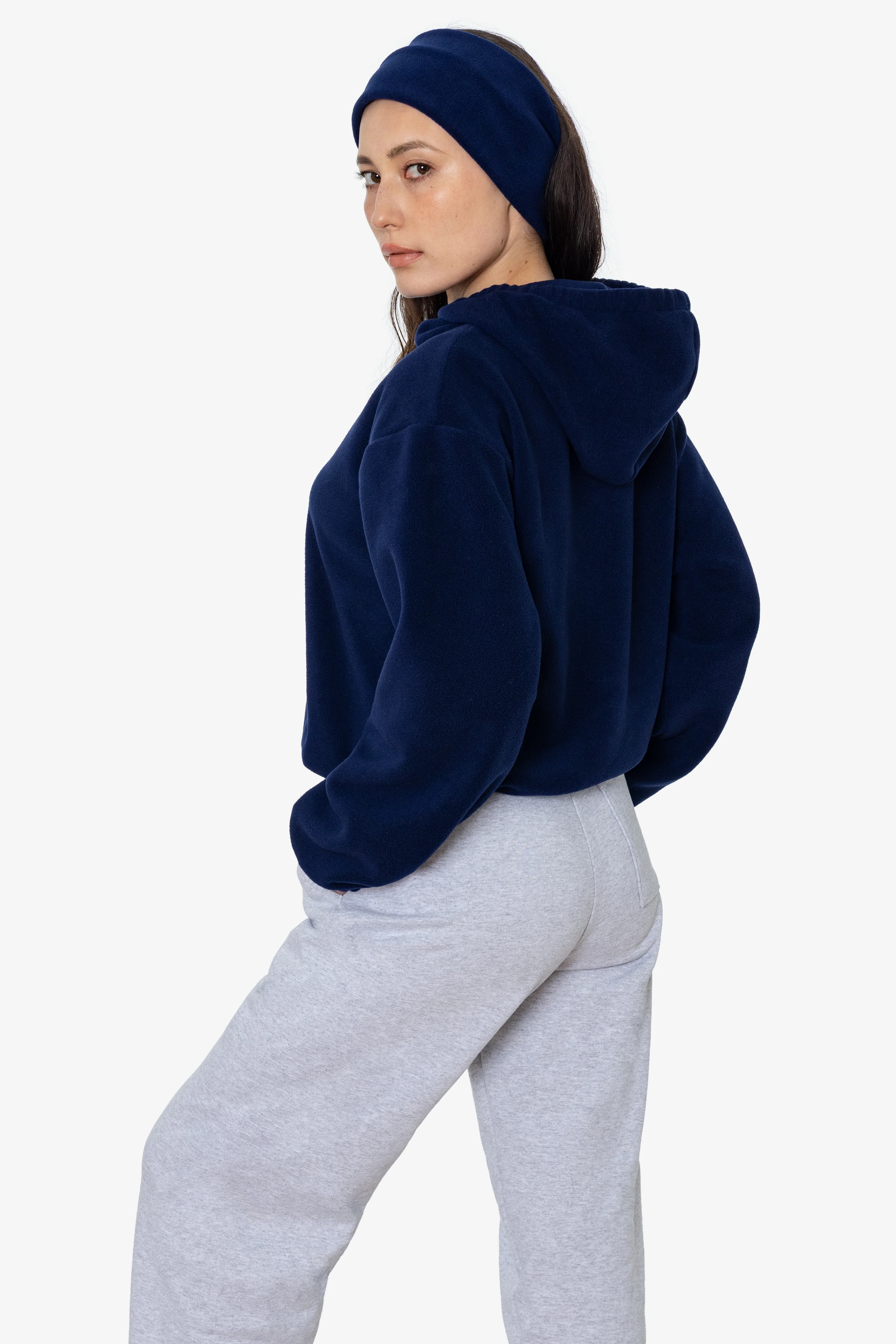 PF409 - Polar Fleece No Pocket Hoodie - Image 2