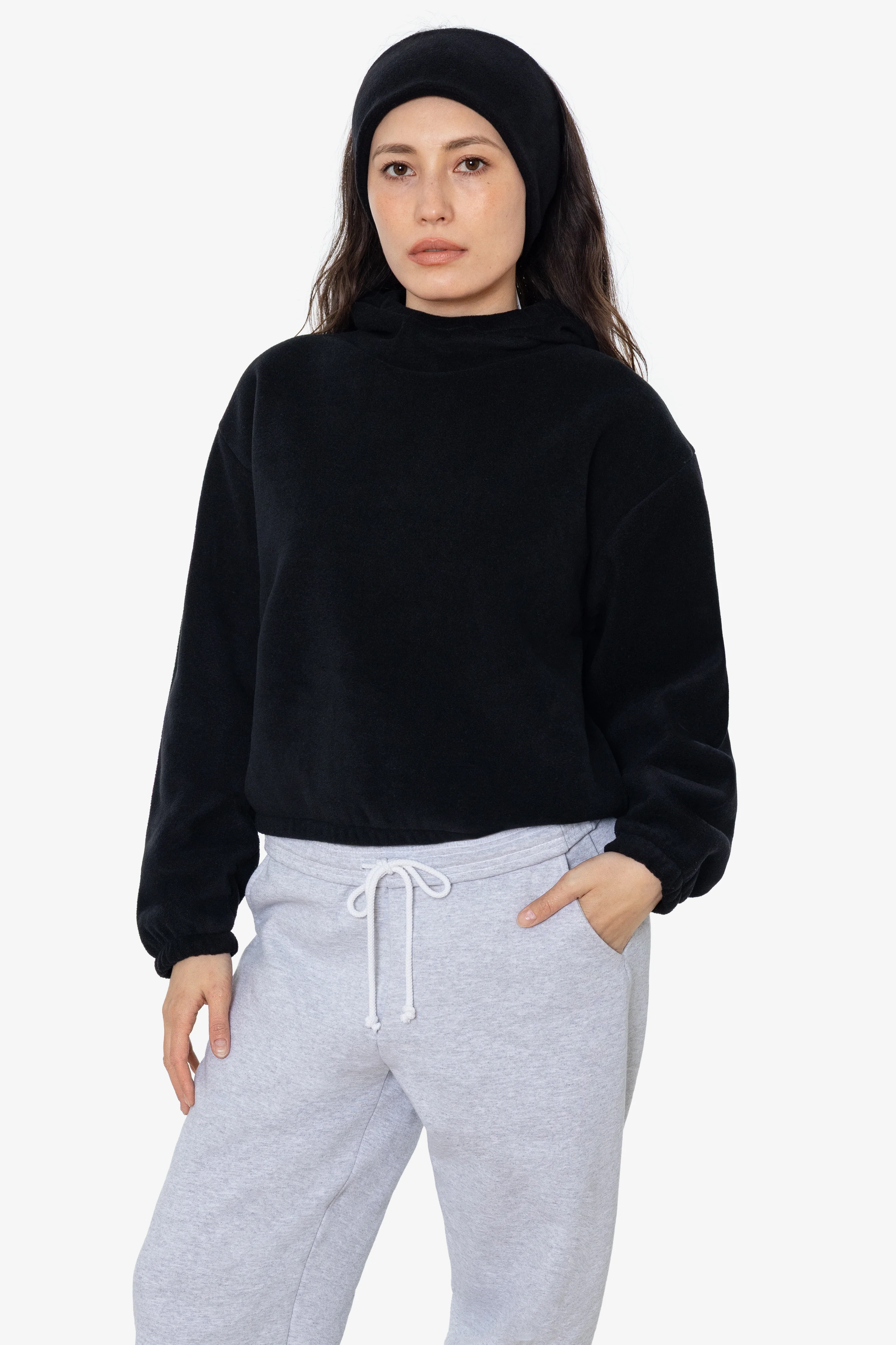 PF409 - Polar Fleece No Pocket Hoodie - Image 4