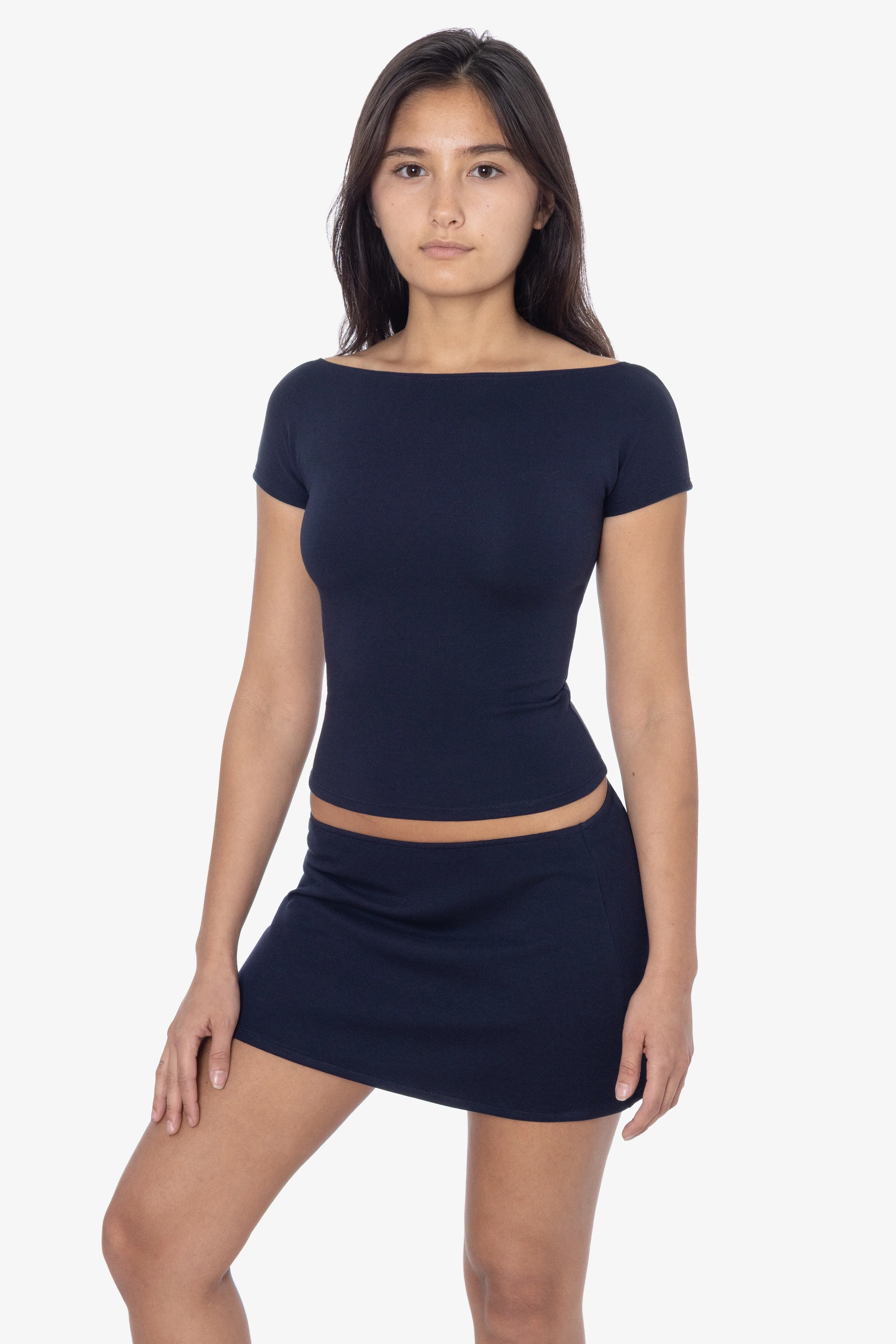 PON384 - Ponte Mini Skirt - Image 3