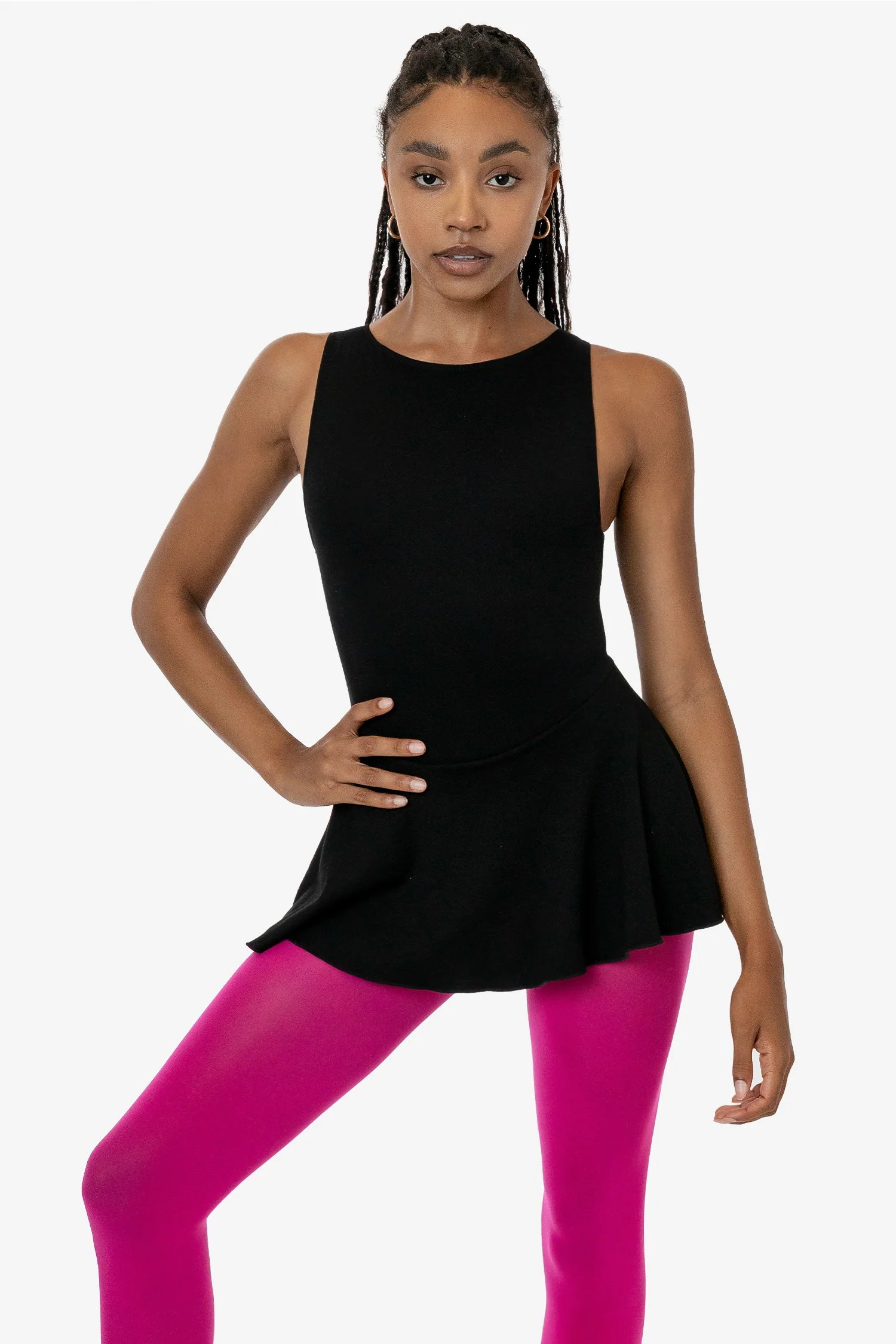 PON413 - Ponte Boatneck Ballerina Skirted Leotard - Image 6