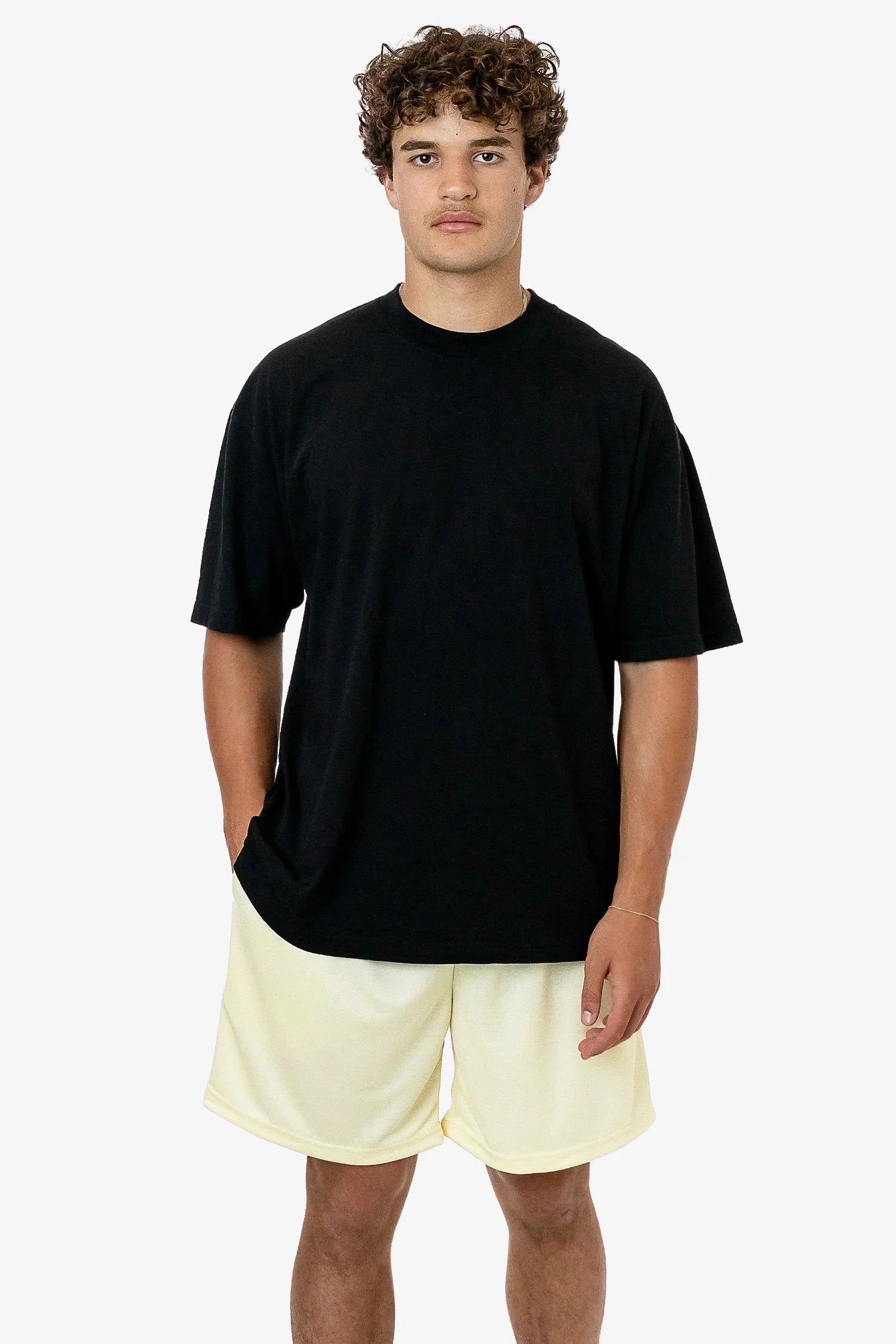PPQ42 - Poly Pique Mesh Mid-Length Shorts - Image 3