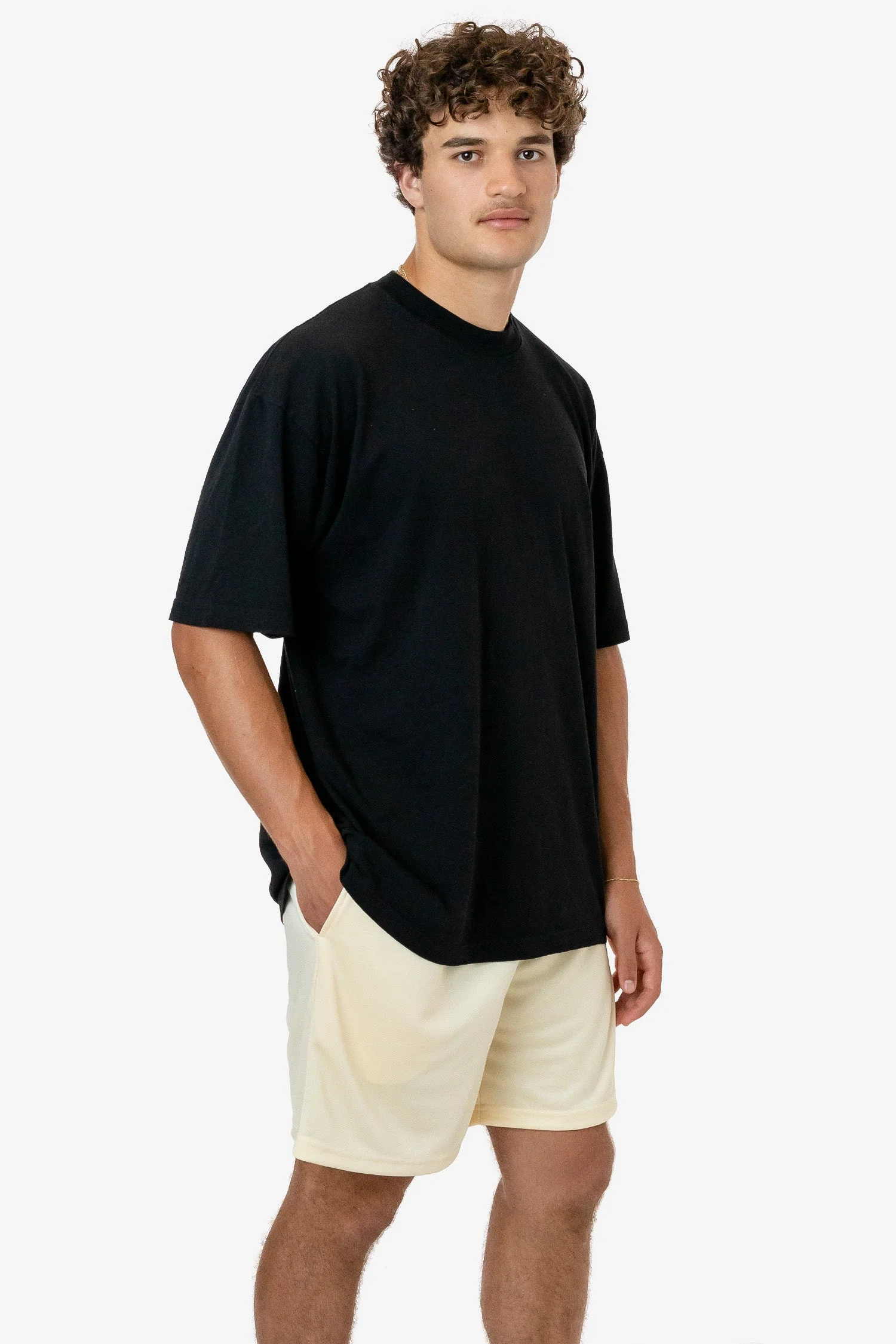 PPQ42 - Poly Pique Mesh Mid-Length Shorts - Image 4
