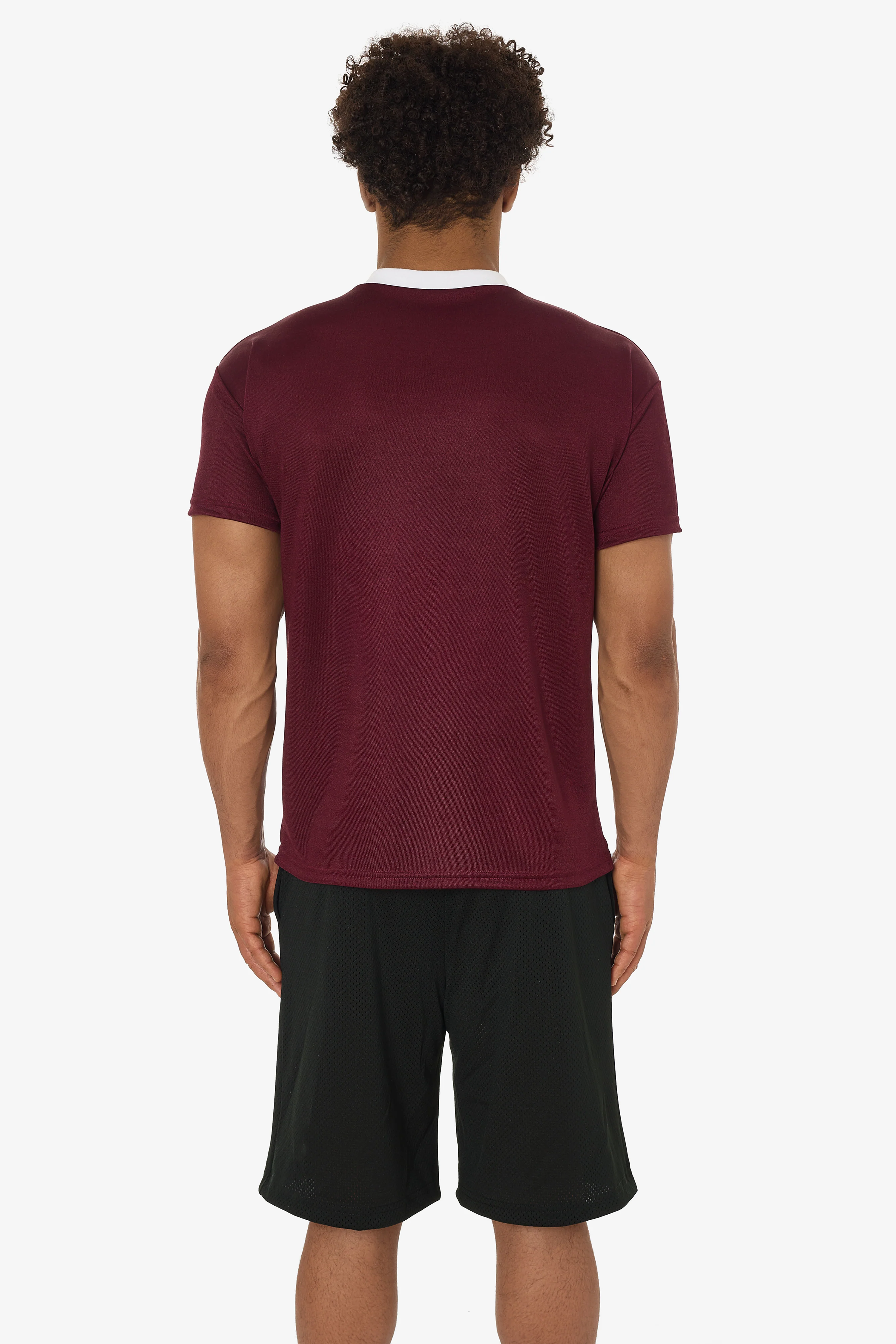 PPQ56 - Boxy Fit V-Neck SS Tee with Cuff - Image 10