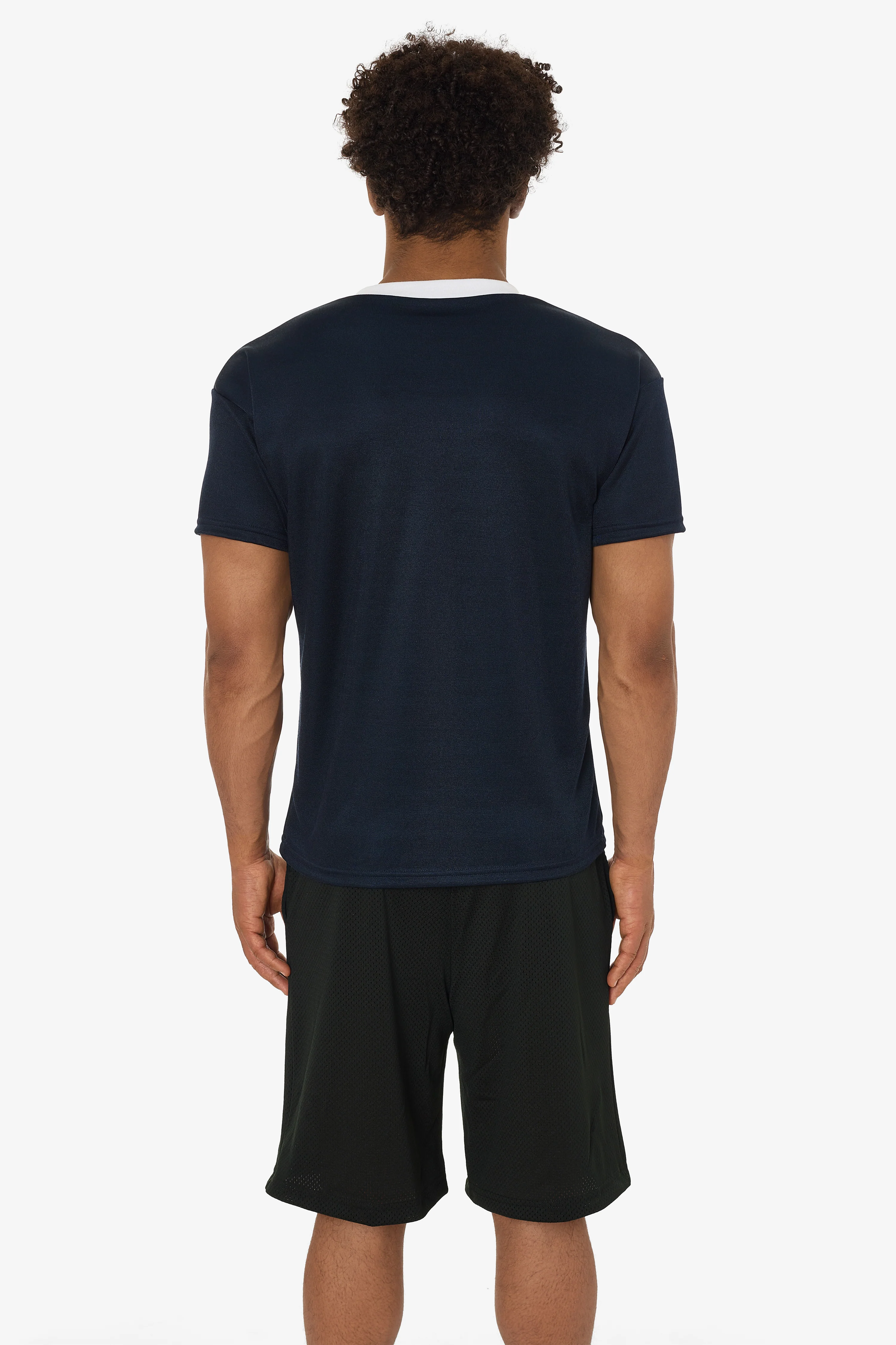 PPQ56 - Boxy Fit V-Neck SS Tee with Cuff - Image 12