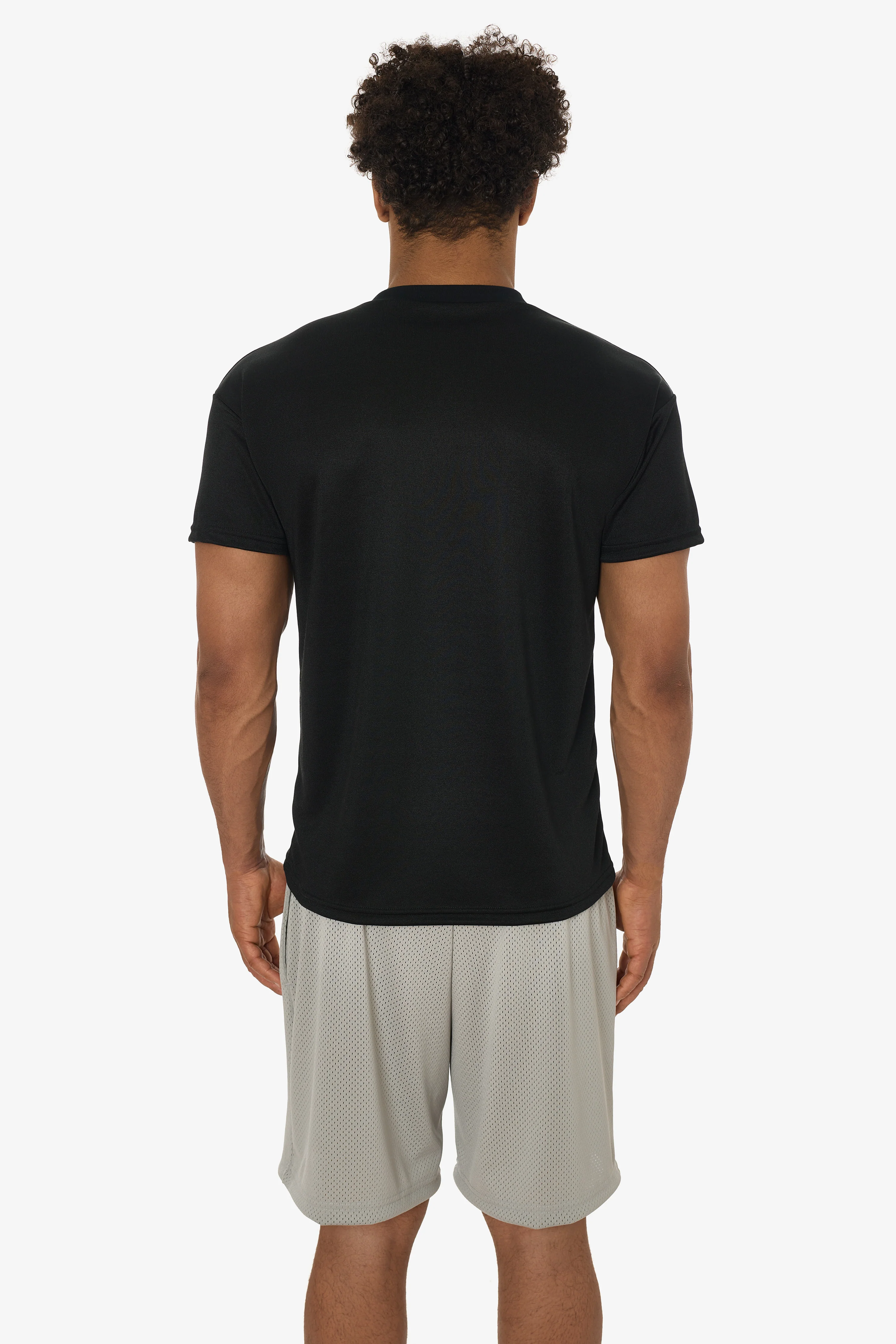 PPQ56 - Boxy Fit V-Neck SS Tee with Cuff - Image 4