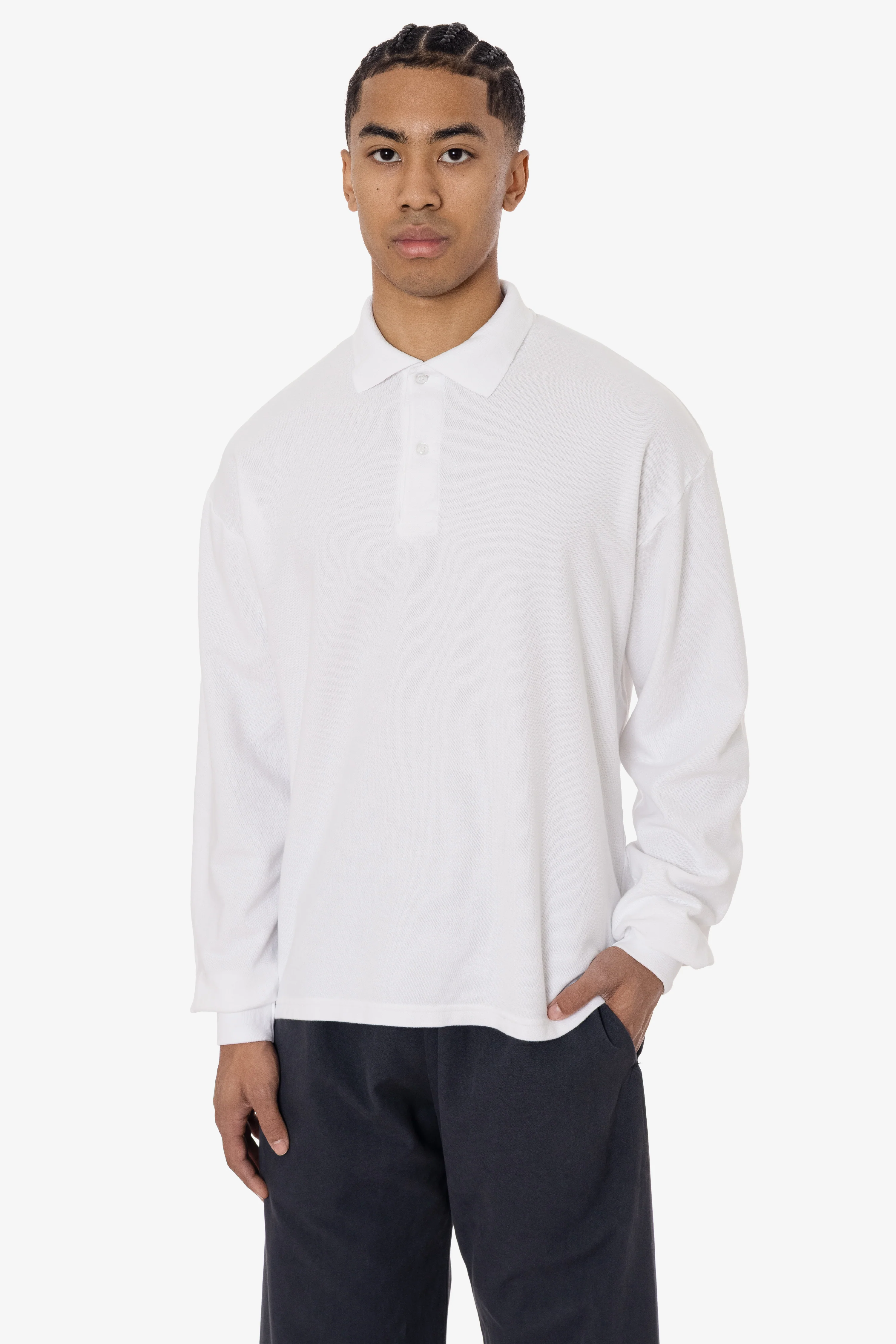 PQ24417GD - Long Sleeve Pique Polo - Image 19